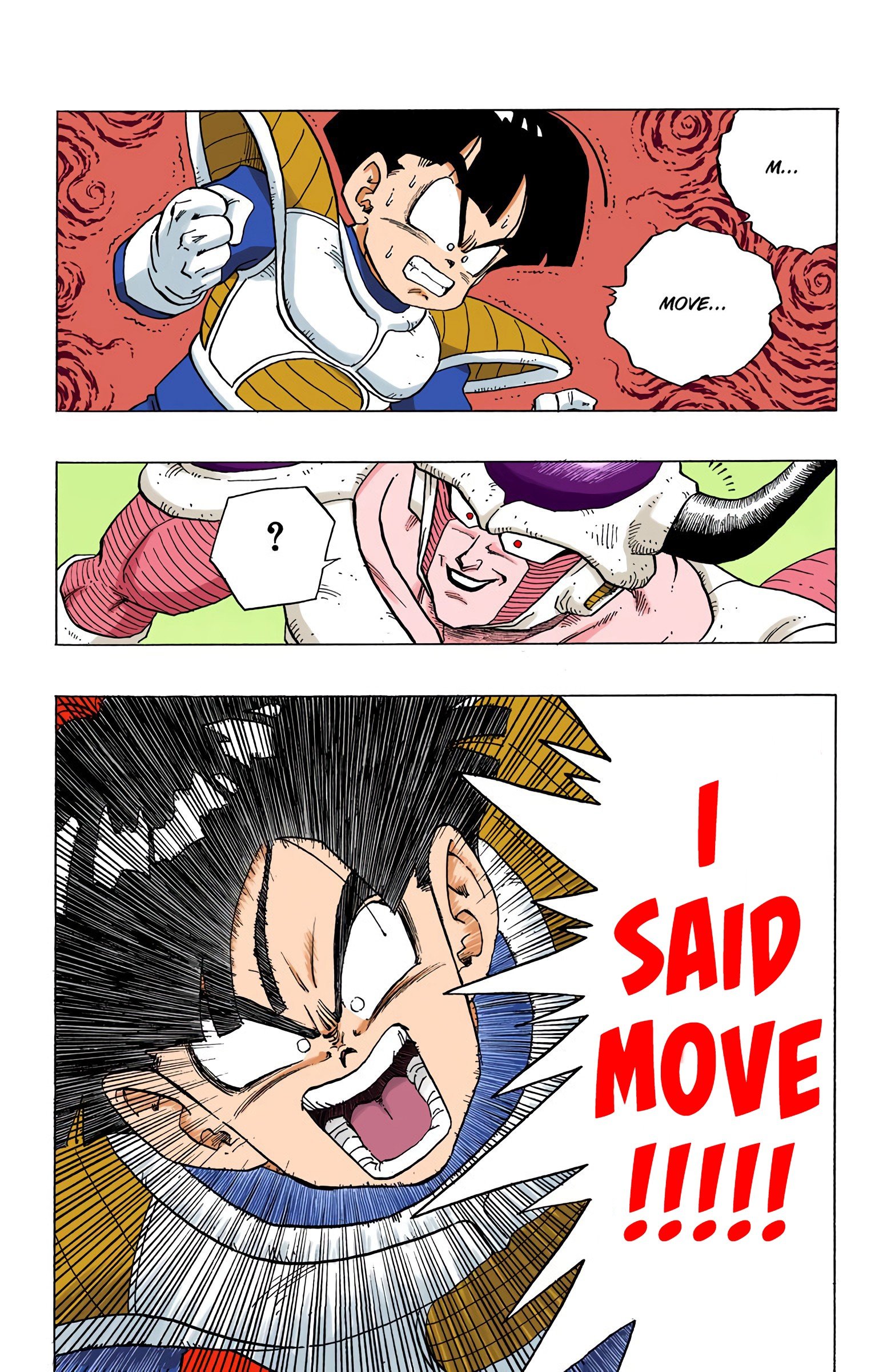 DBZ Frieza Saga Colored Manga