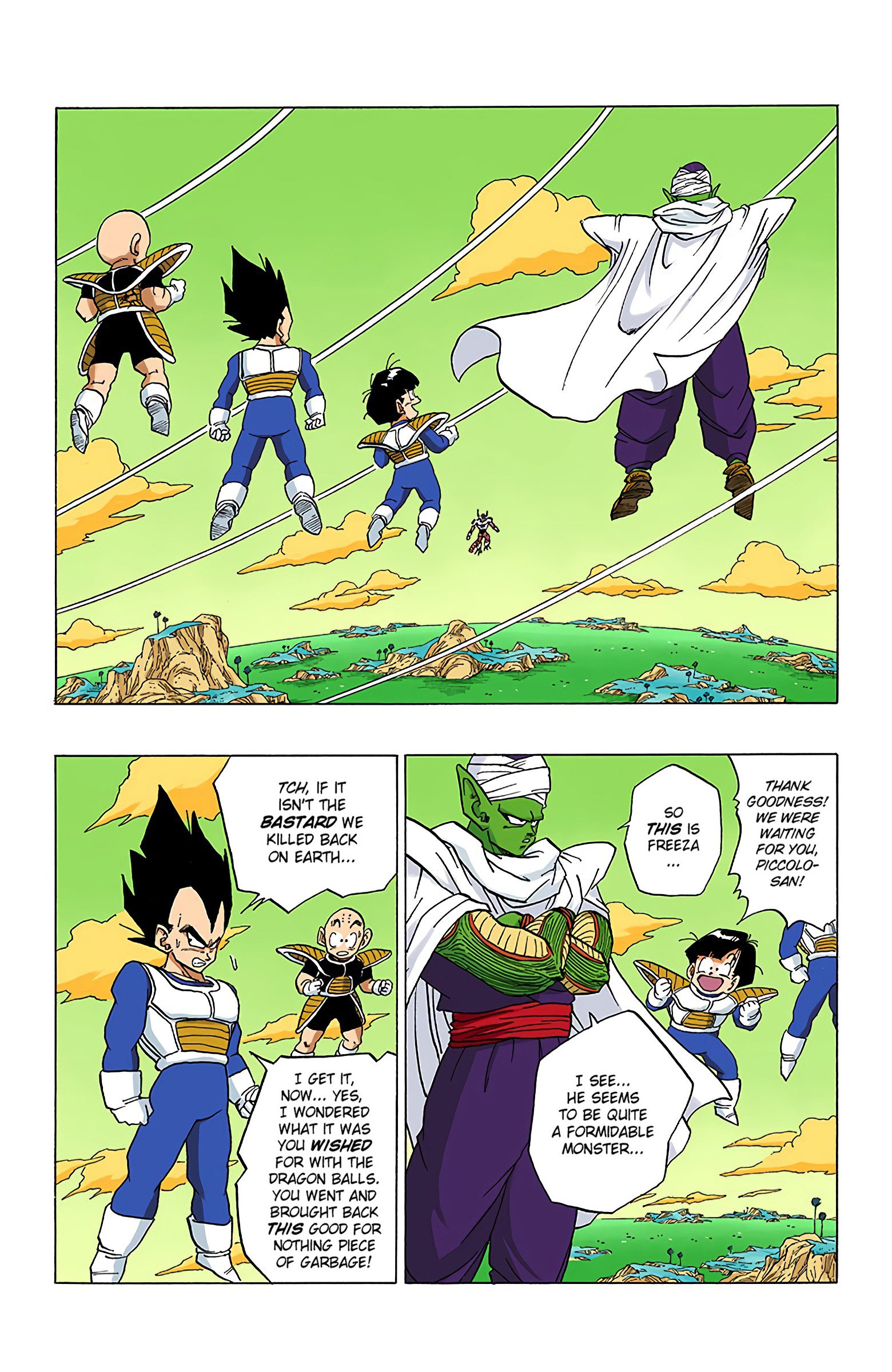 DBZ Frieza Saga Colored Manga