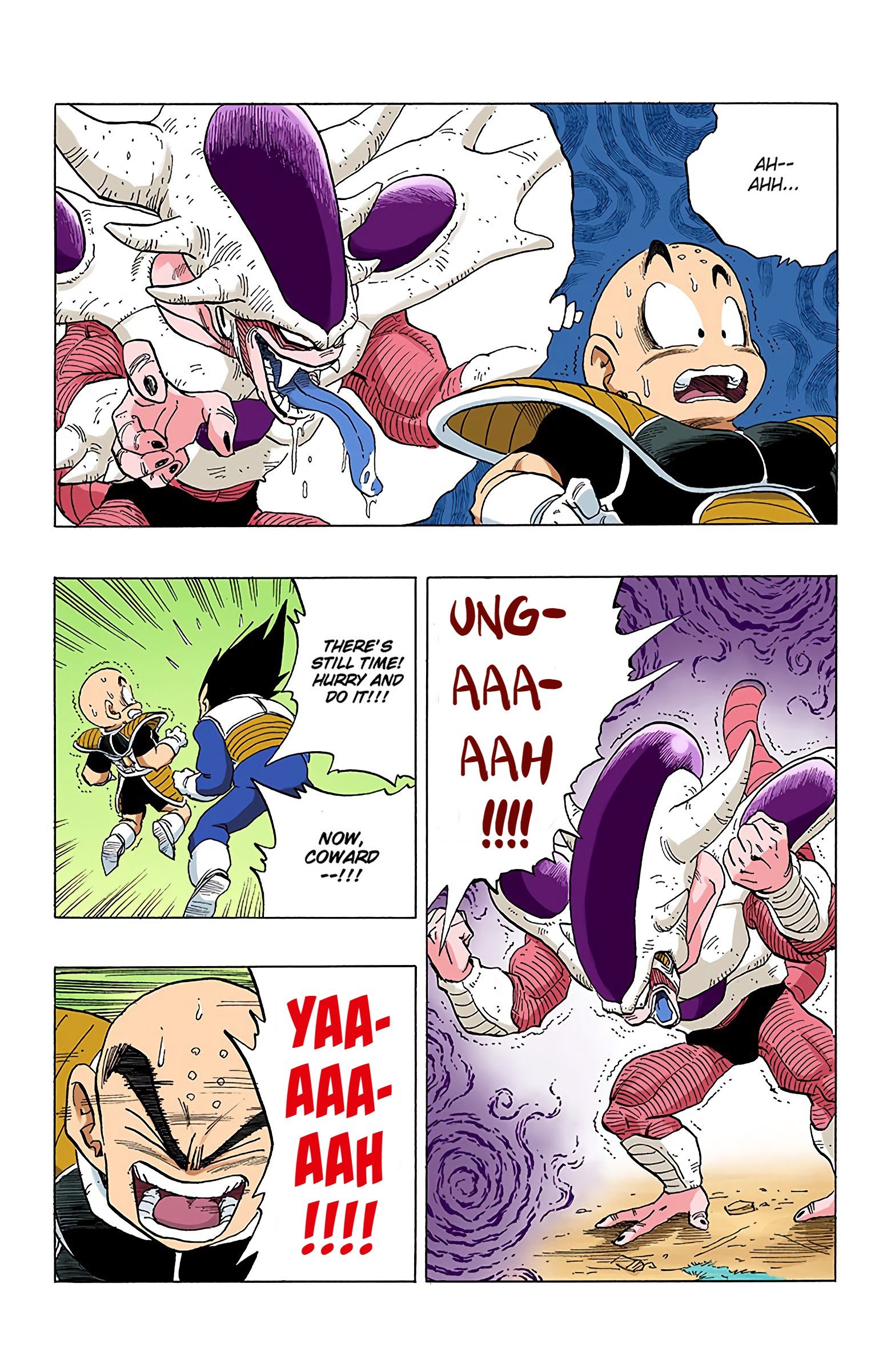 DBZ Frieza Saga Colored Manga