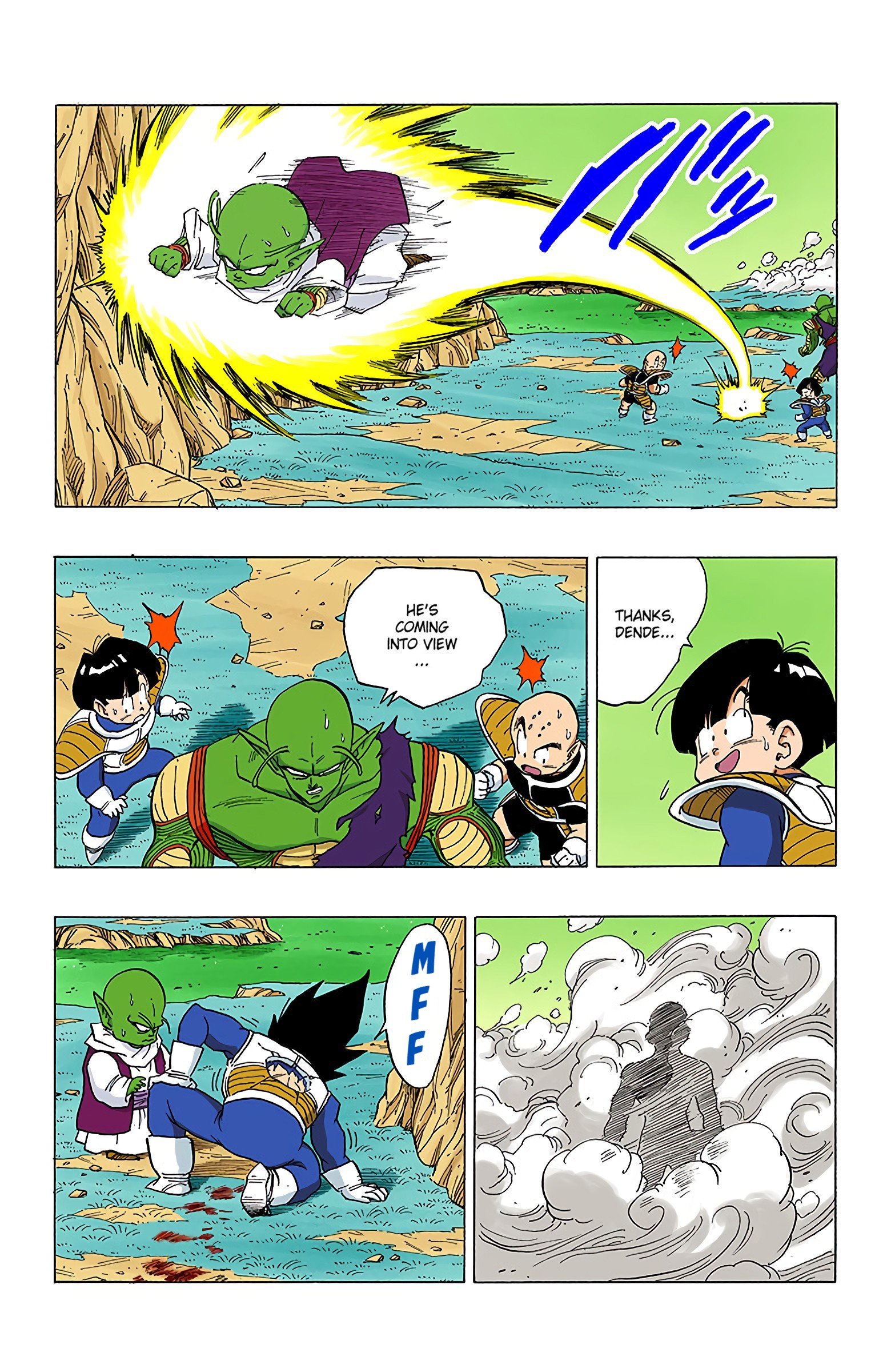 DBZ Frieza Saga Colored Manga