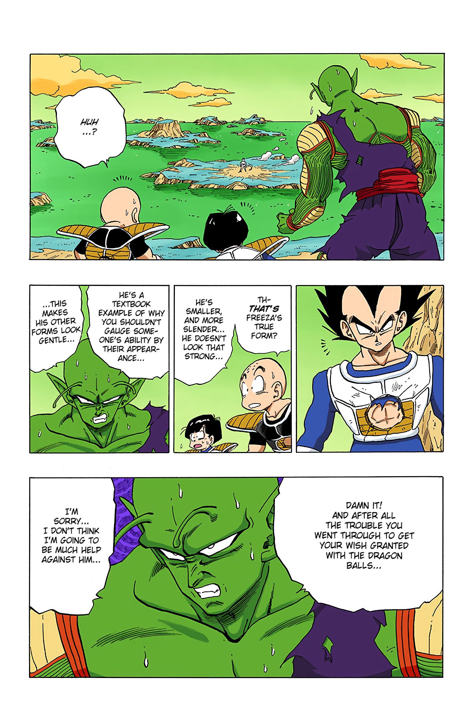 DBZ Frieza Saga Colored Manga