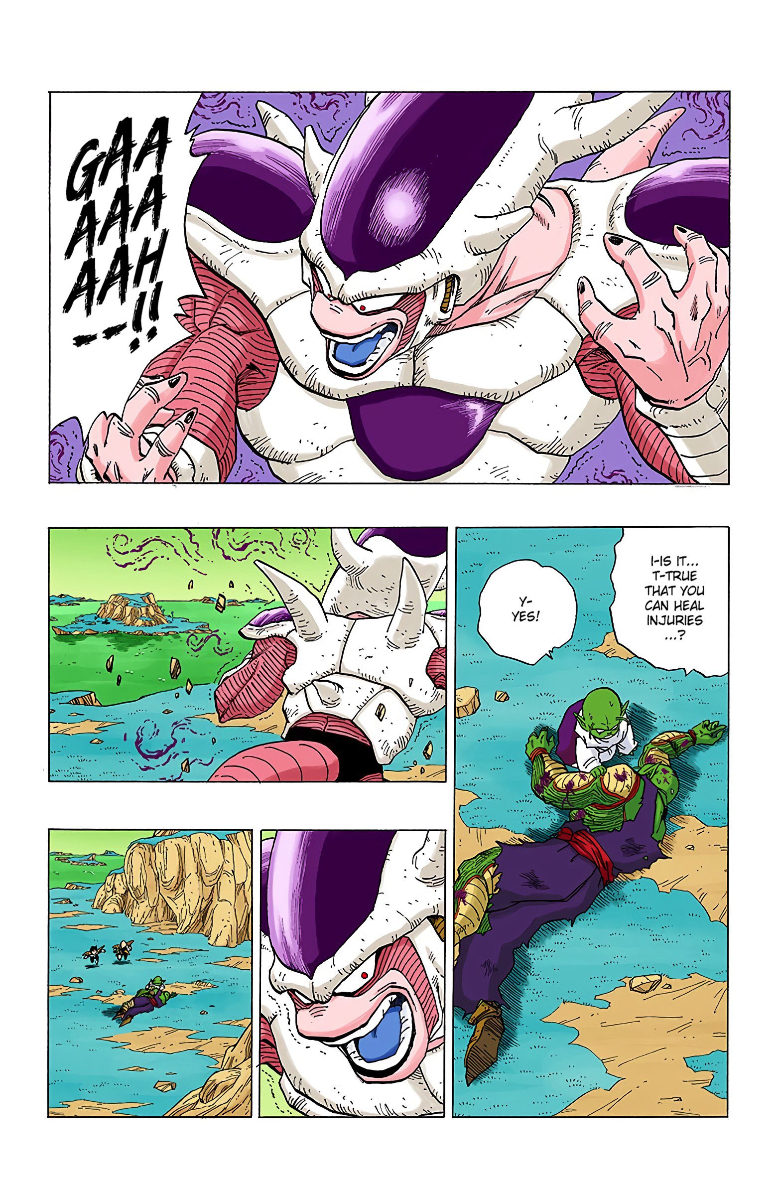 DBZ Frieza Saga Colored Manga