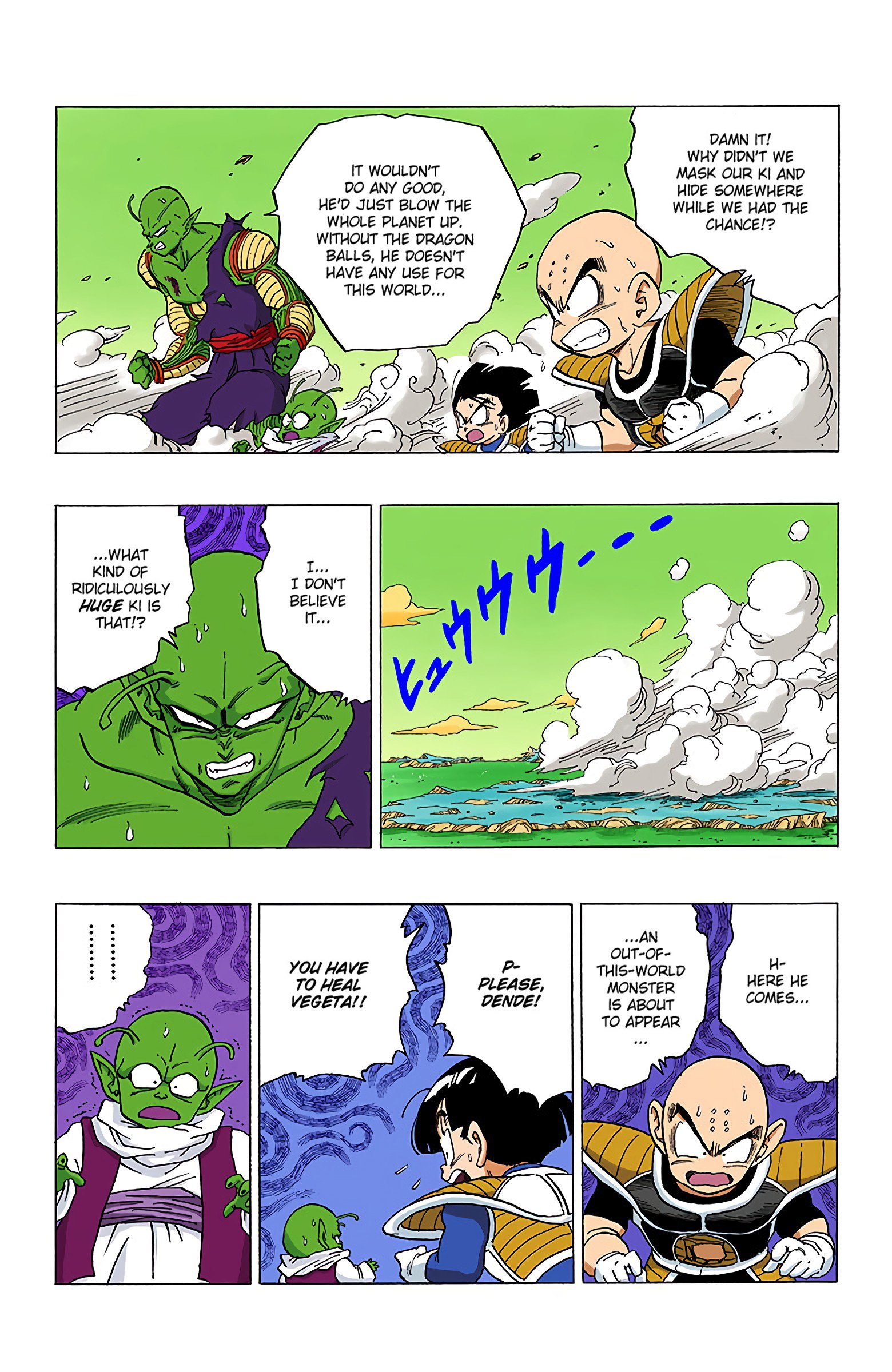 DBZ Frieza Saga Colored Manga