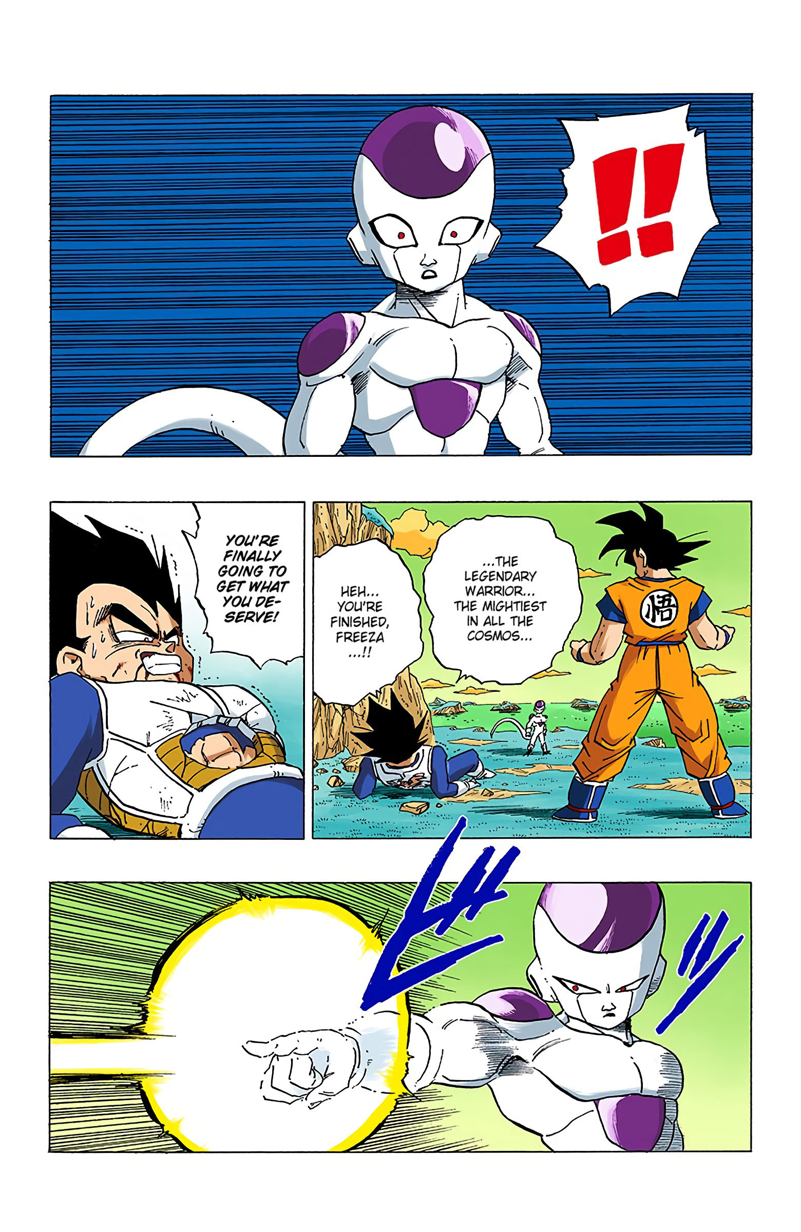 DBZ Frieza Saga Colored Manga