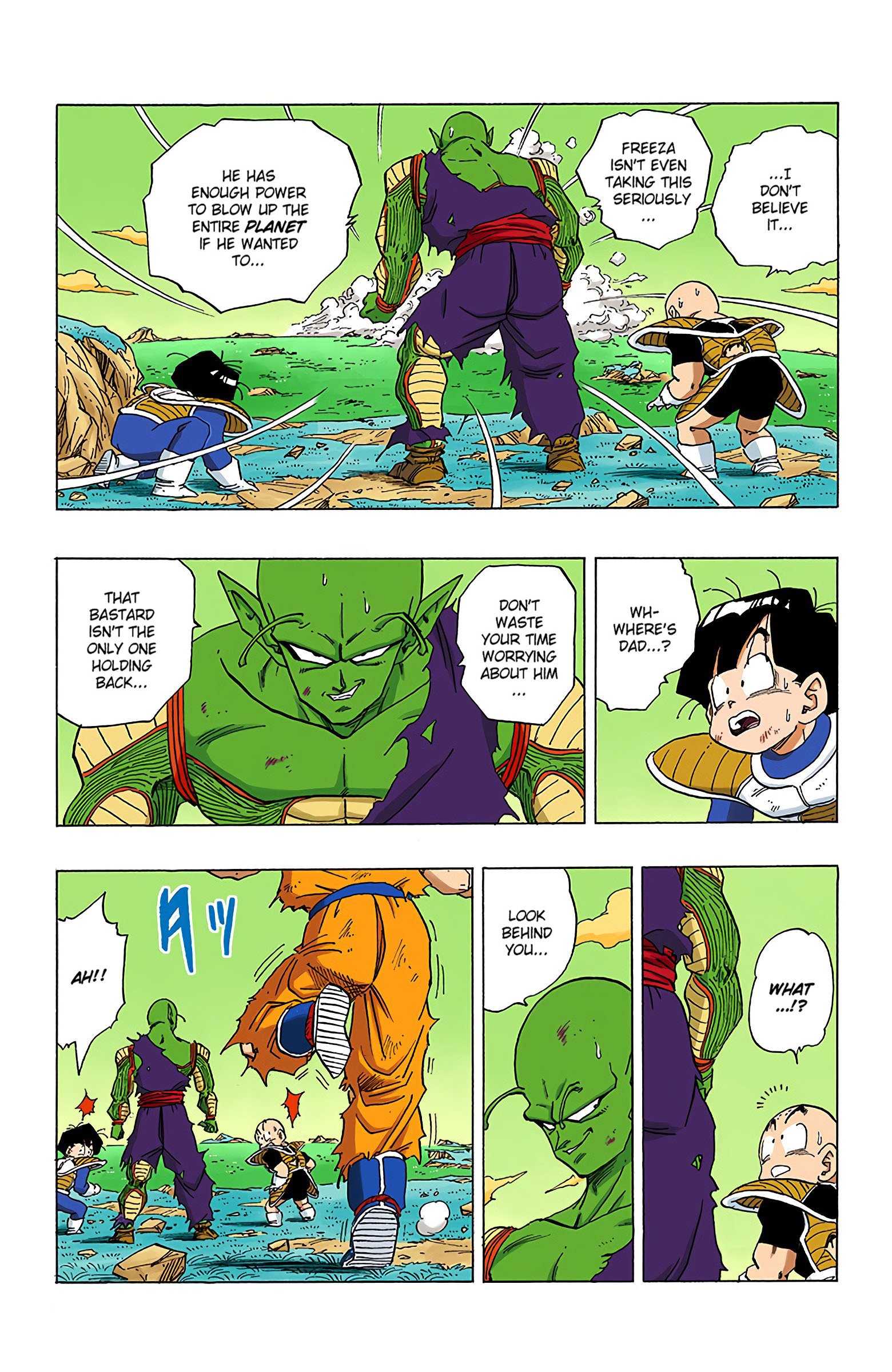 DBZ Frieza Saga Colored Manga