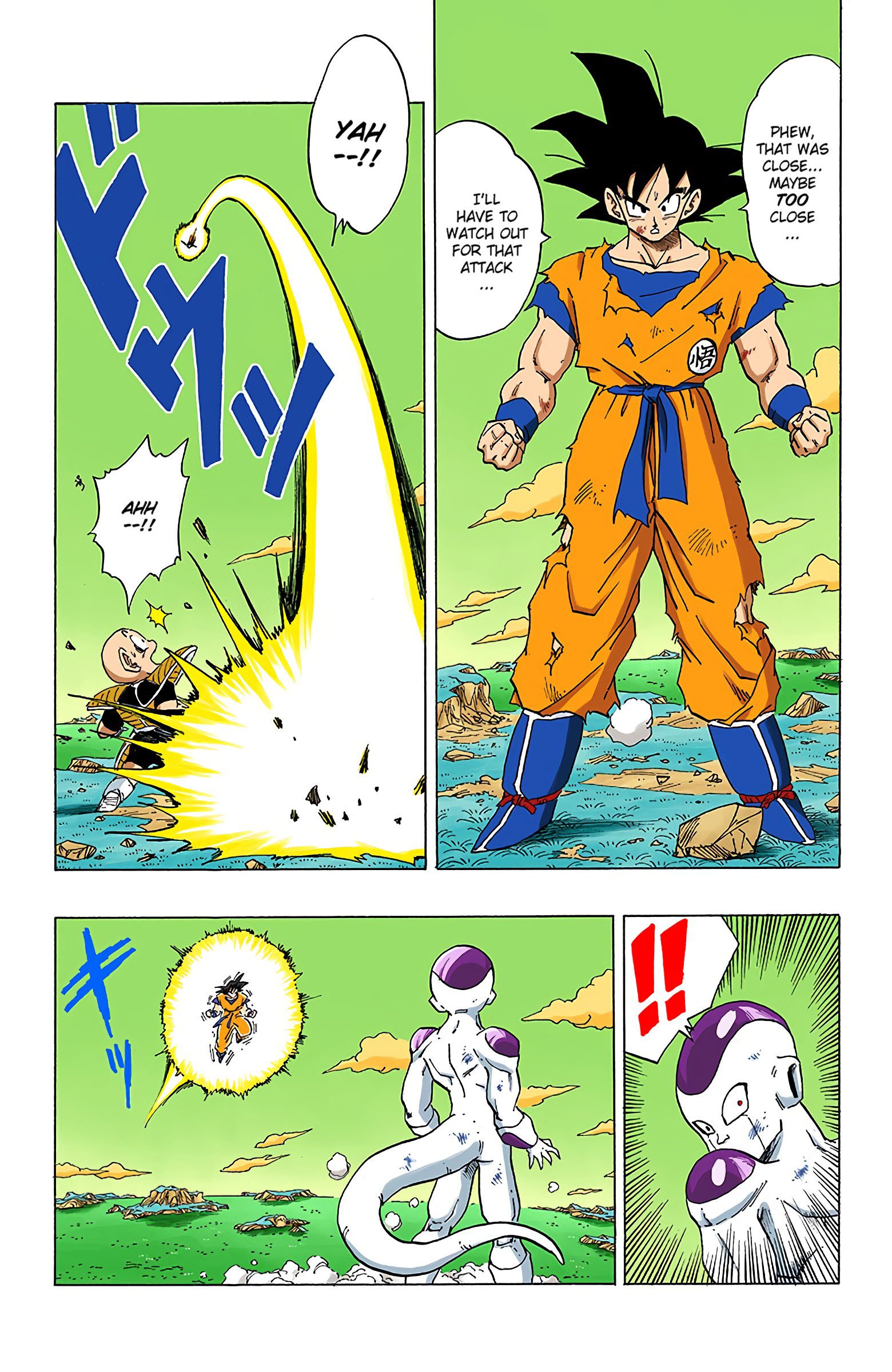 DBZ Frieza Saga Colored Manga