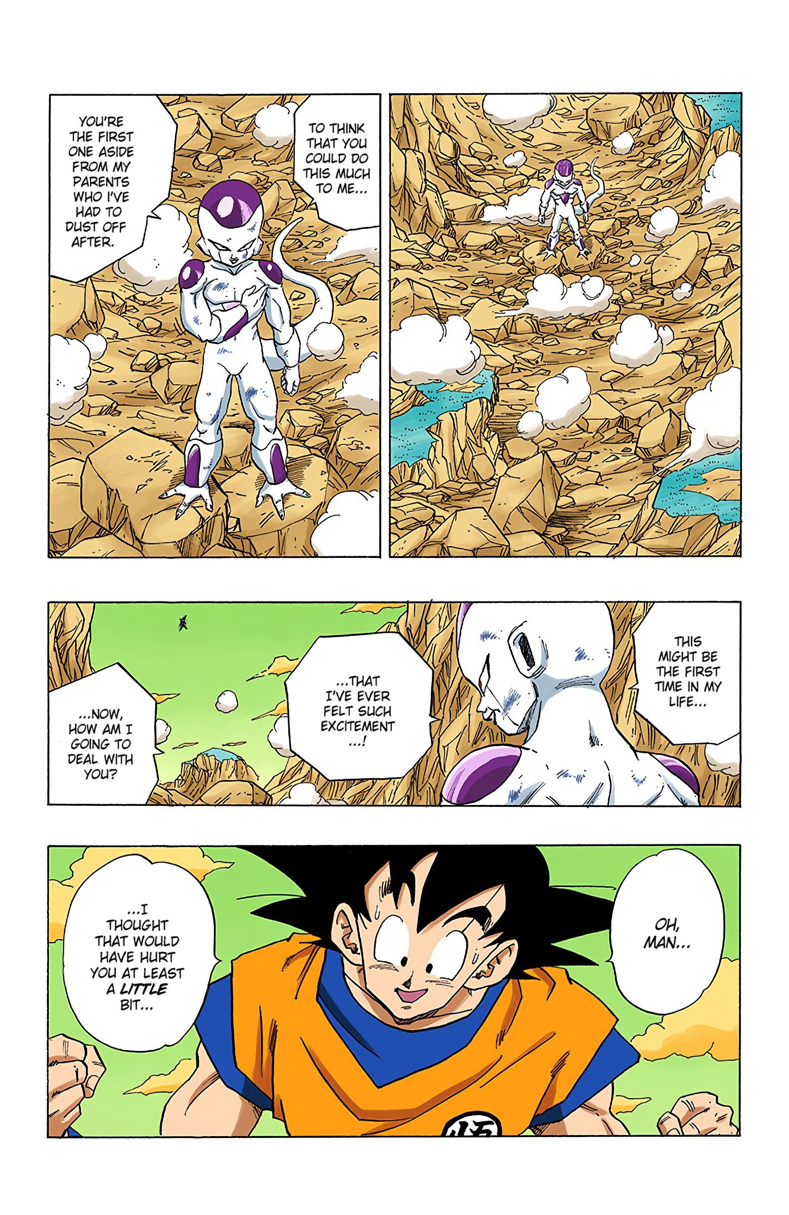 DBZ Frieza Saga Colored Manga