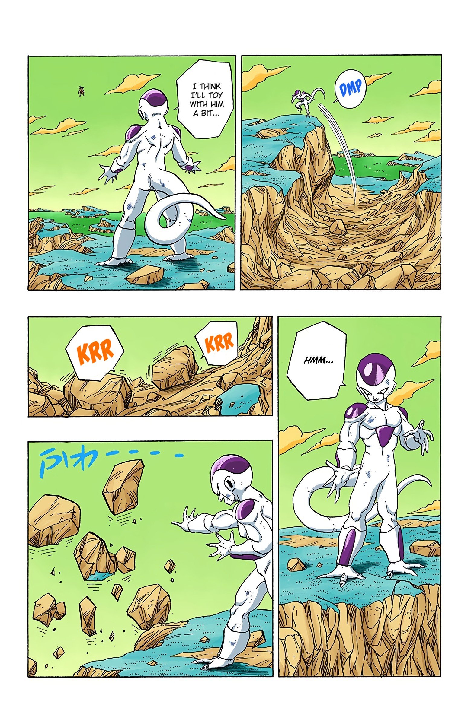 DBZ Frieza Saga Colored Manga