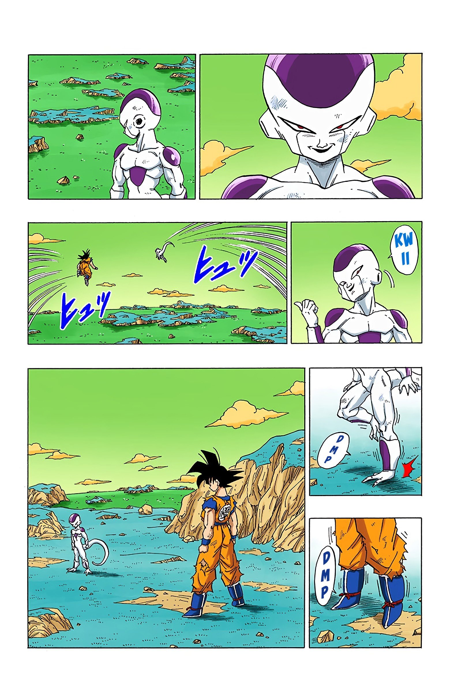 DBZ Frieza Saga Colored Manga