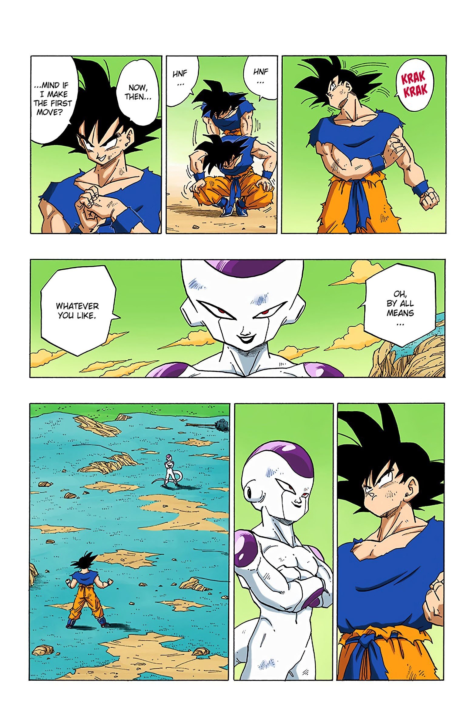 DBZ Frieza Saga Colored Manga