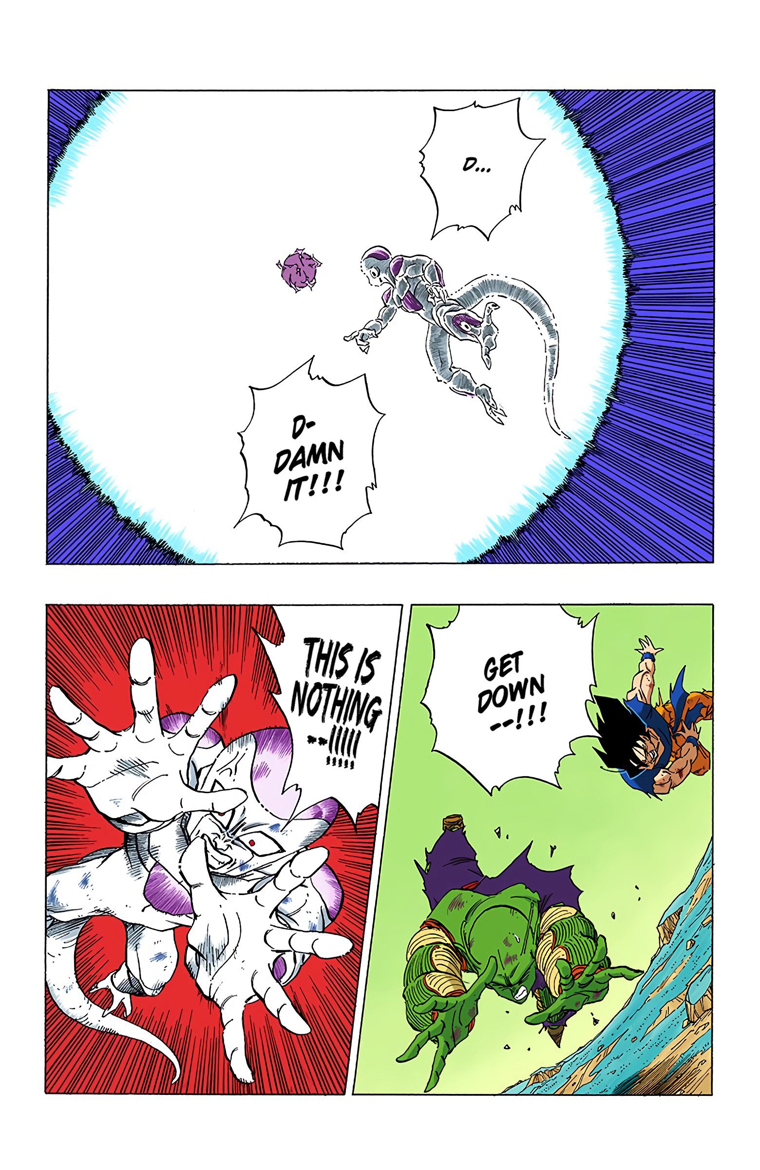 DBZ Frieza Saga Colored Manga