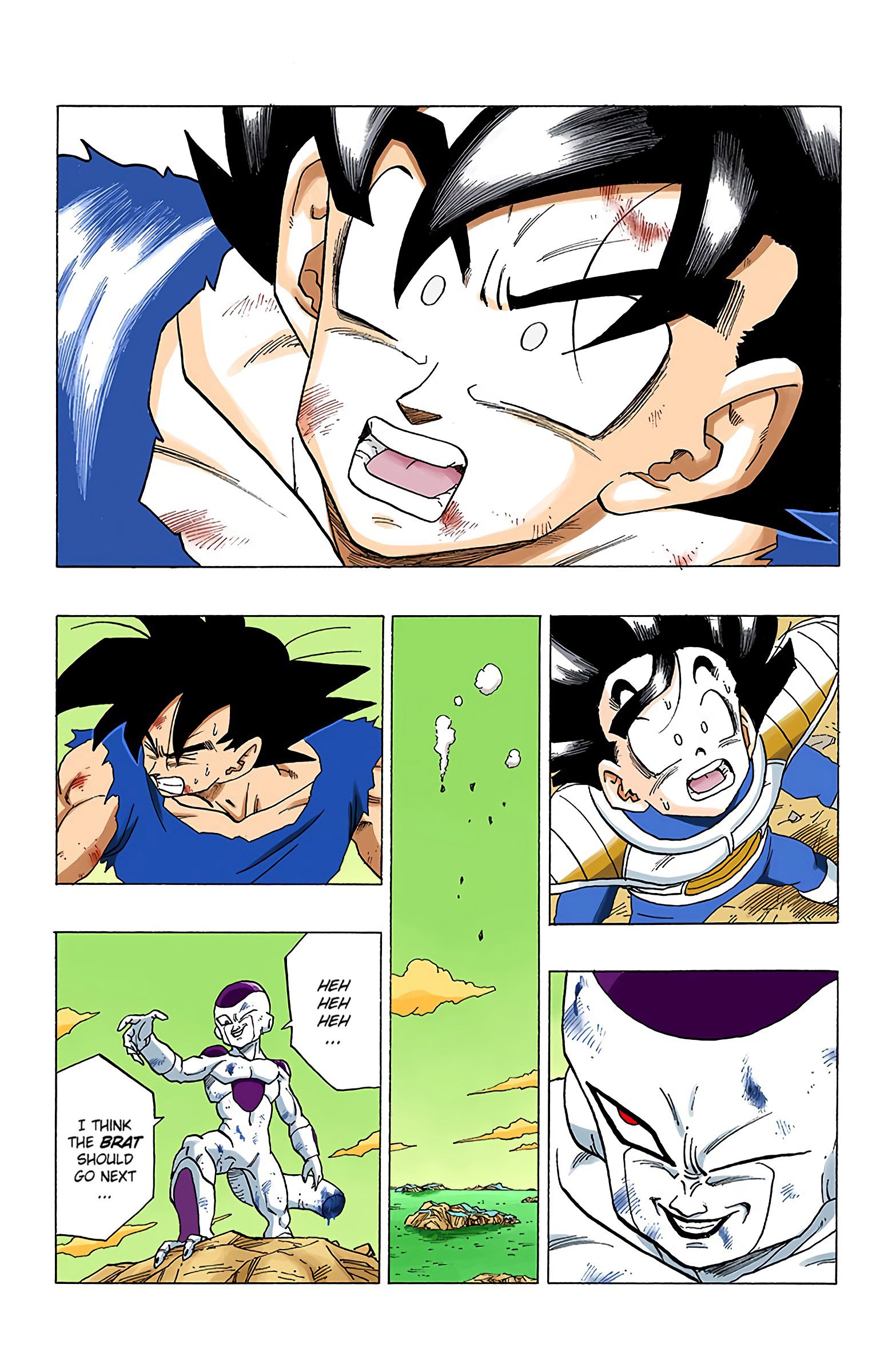 DBZ Frieza Saga Colored Manga