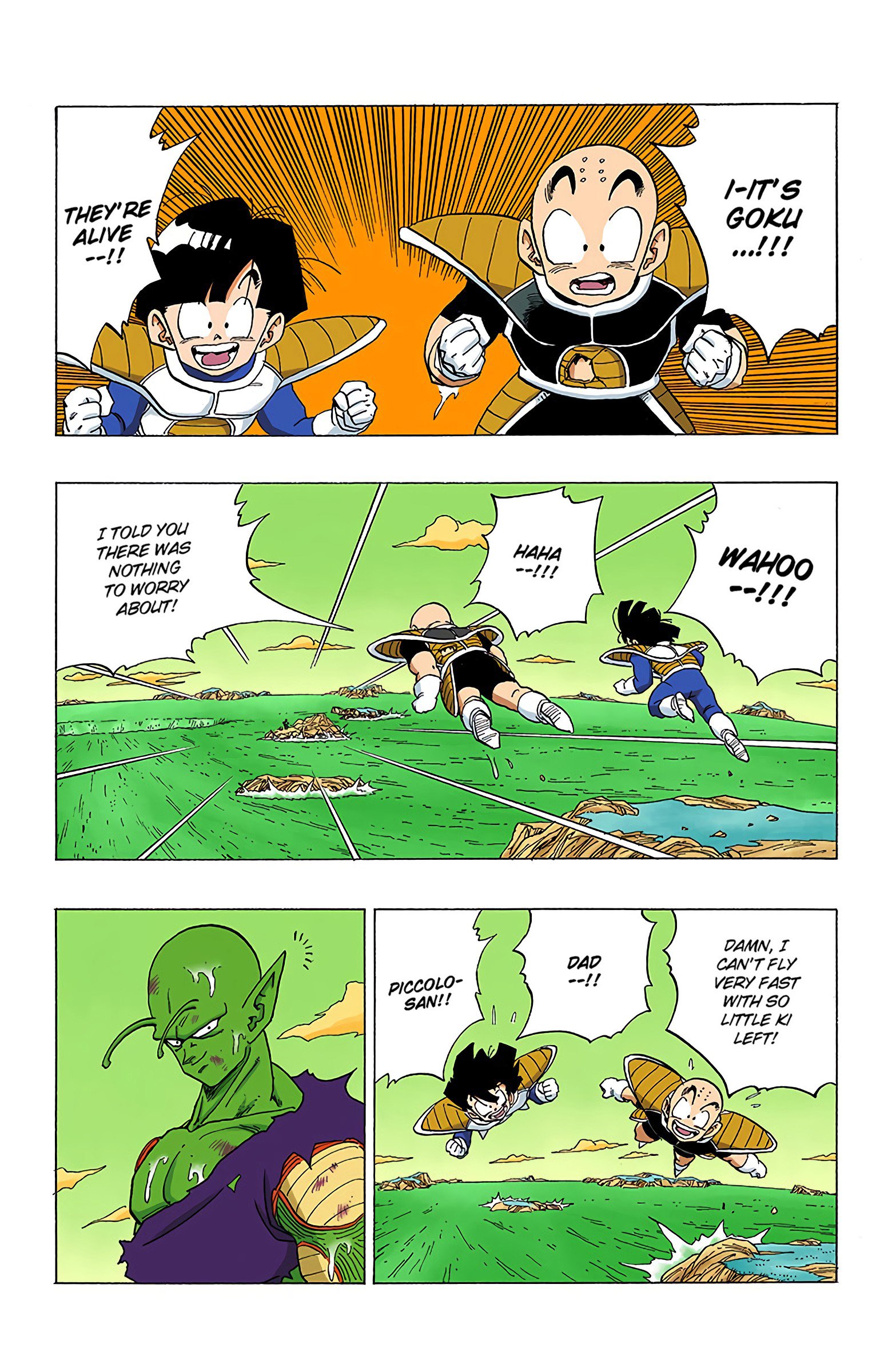 DBZ Frieza Saga Colored Manga