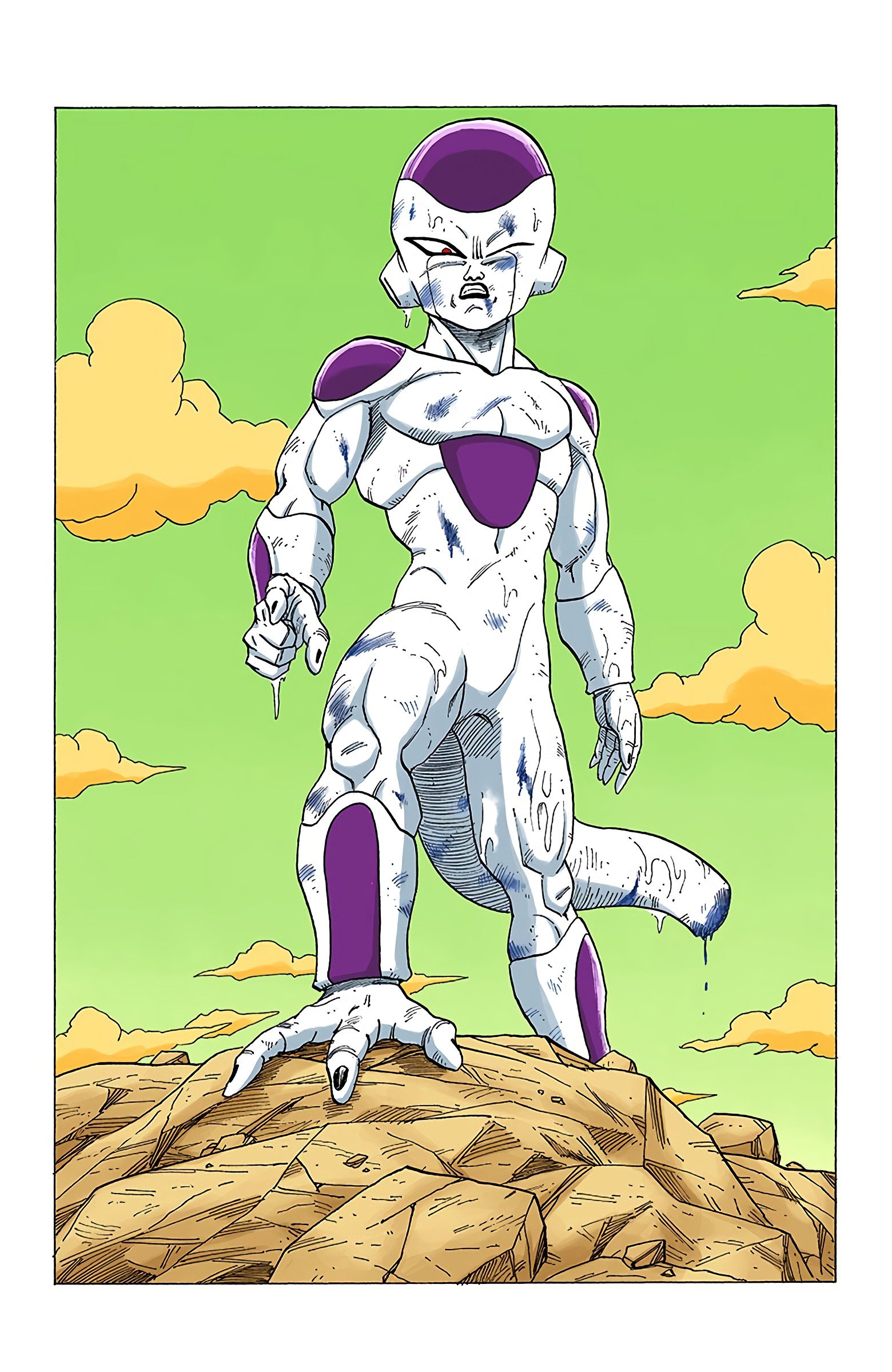 DBZ Frieza Saga Colored Manga