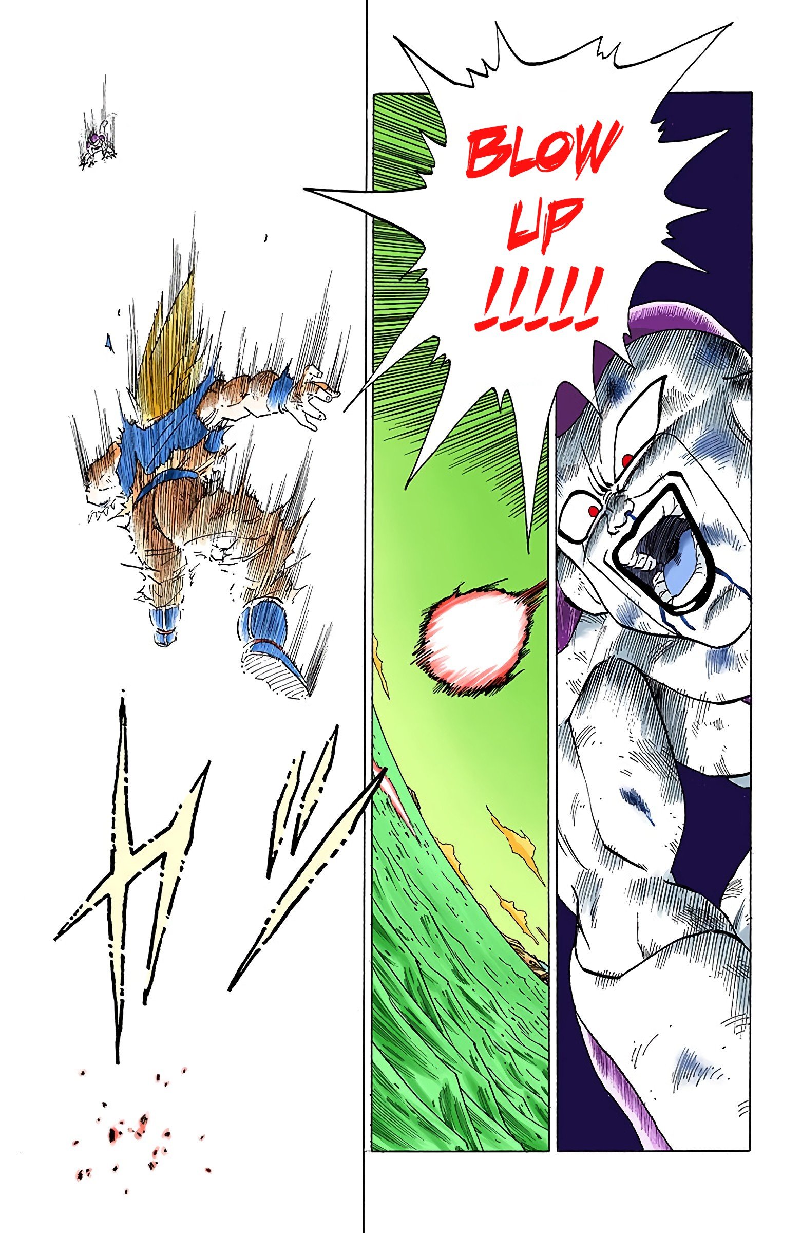 DBZ Frieza Saga Colored Manga