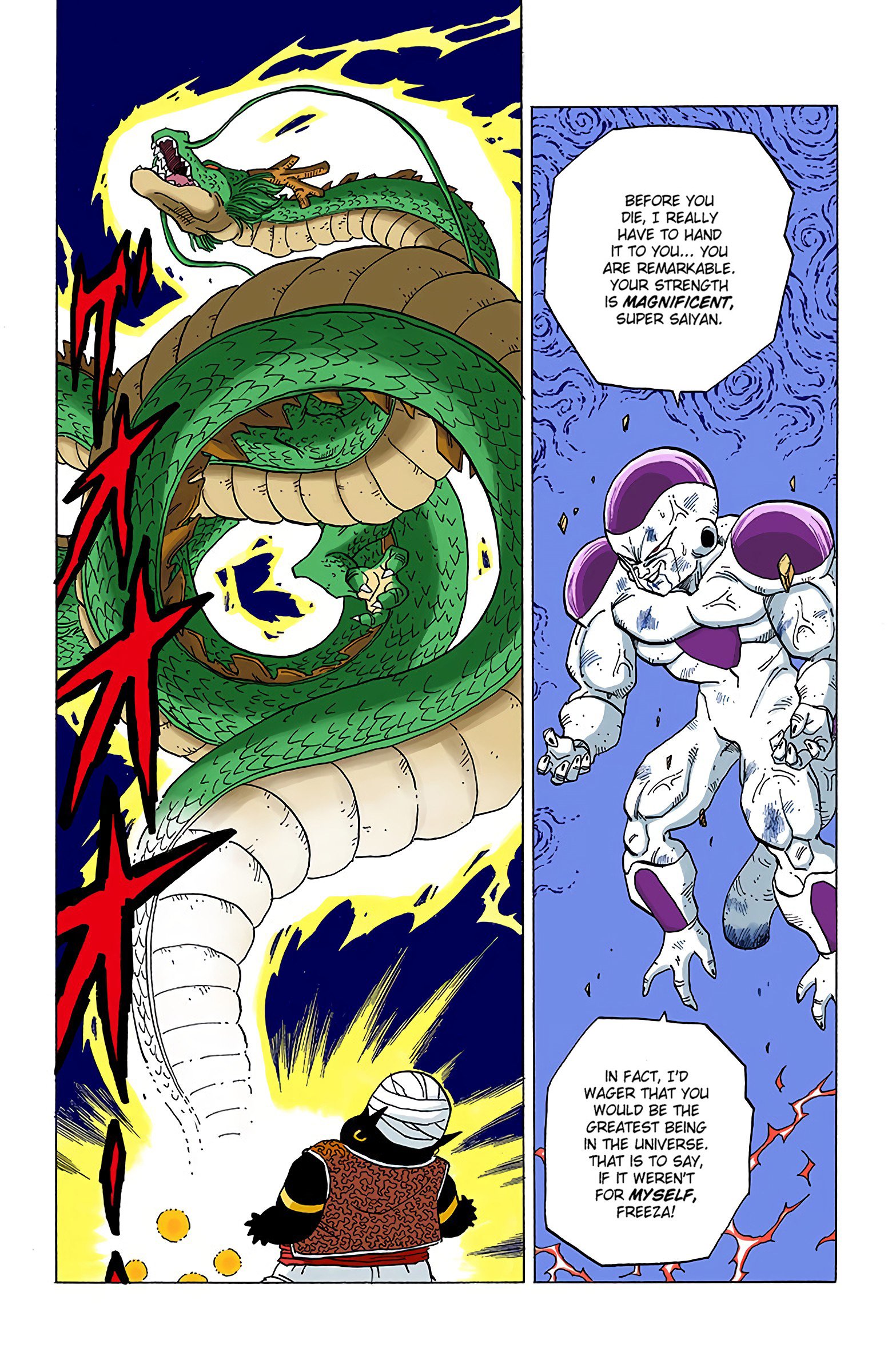 DBZ Frieza Saga Colored Manga