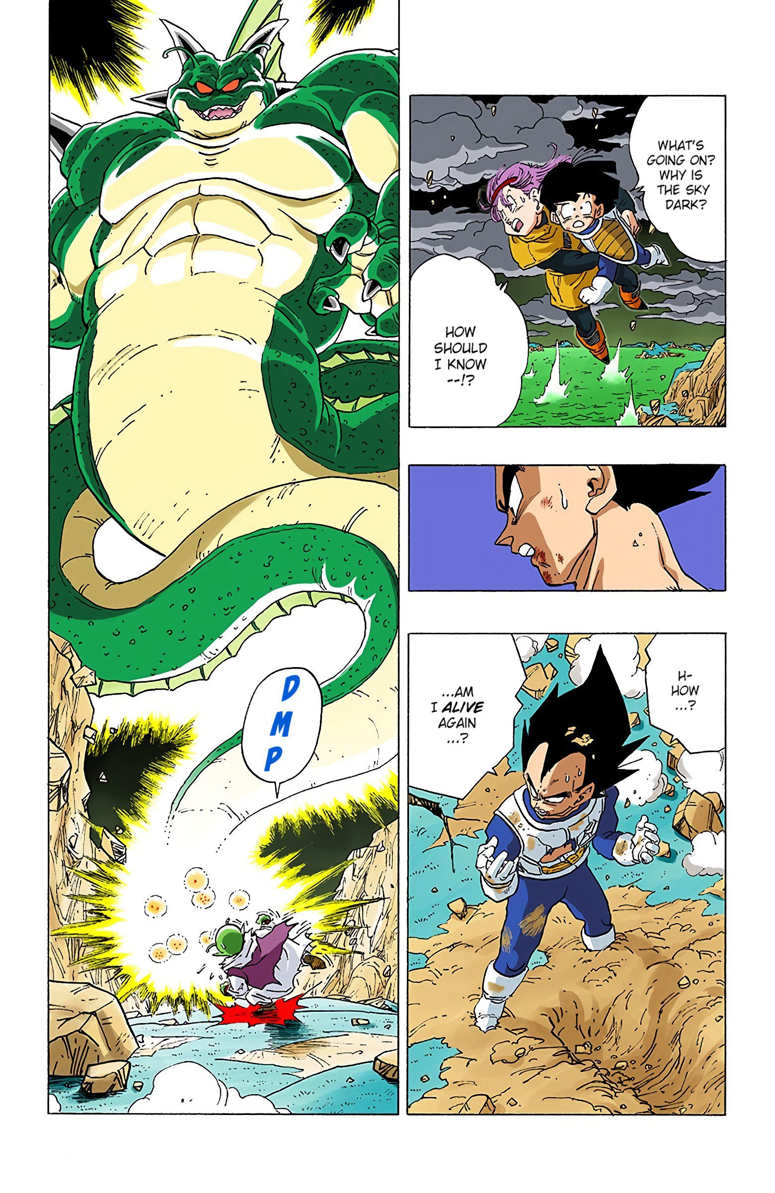 DBZ Frieza Saga Colored Manga