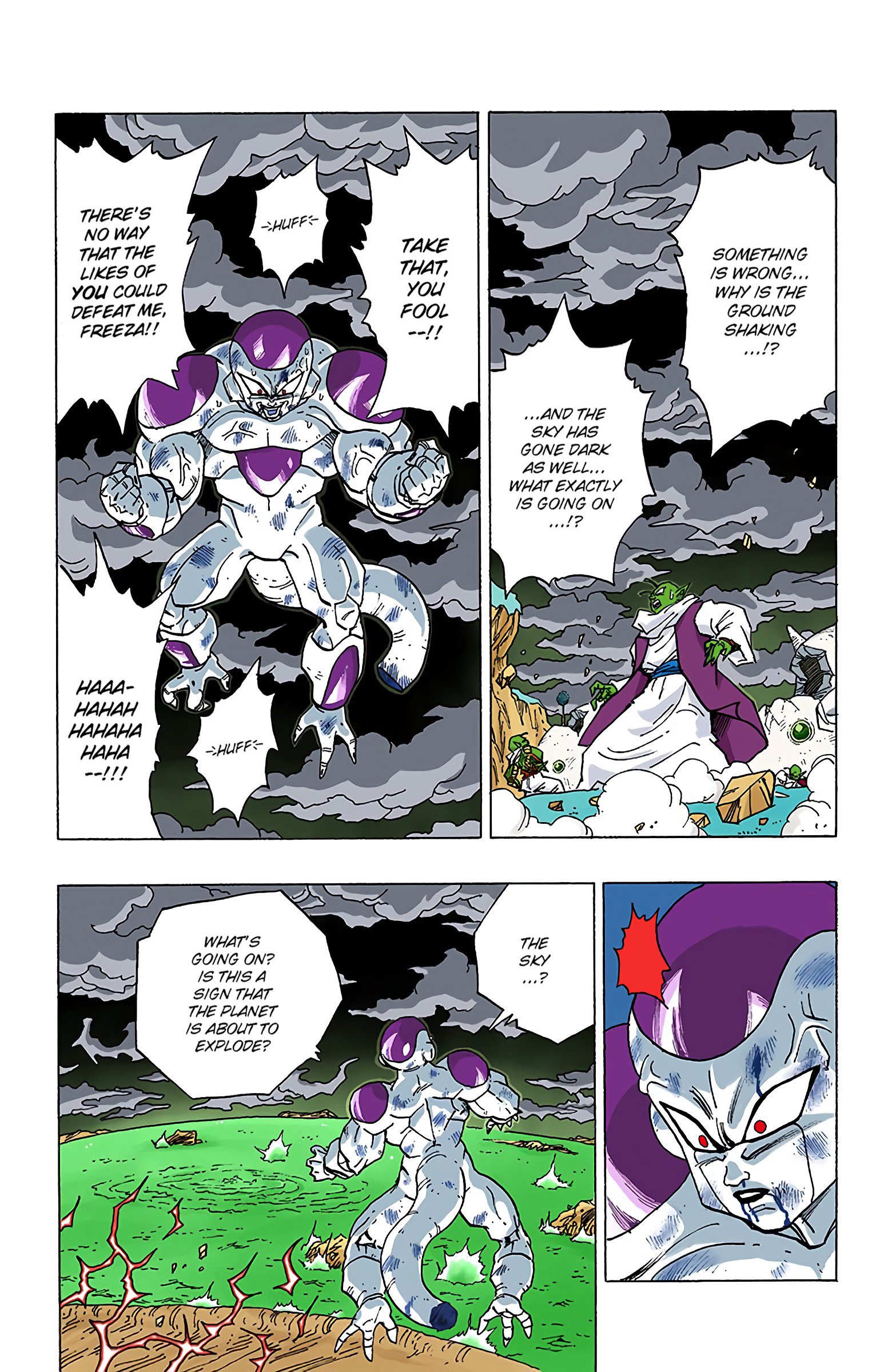 DBZ Frieza Saga Colored Manga