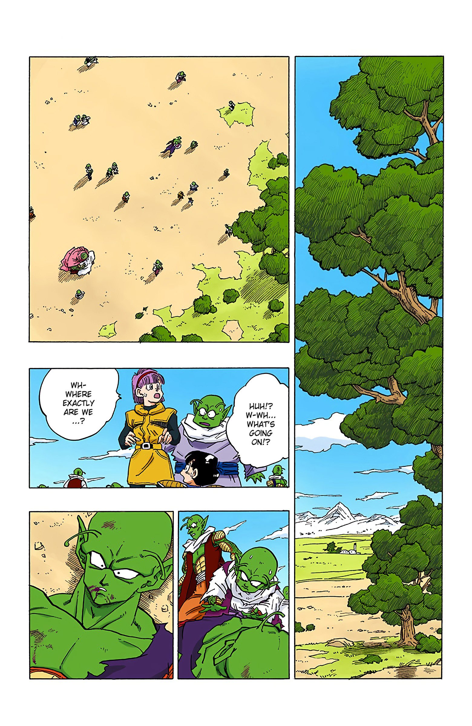 DBZ Frieza Saga Colored Manga