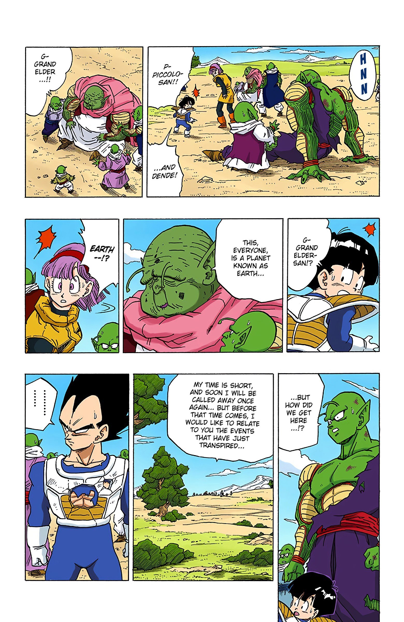 DBZ Frieza Saga Colored Manga