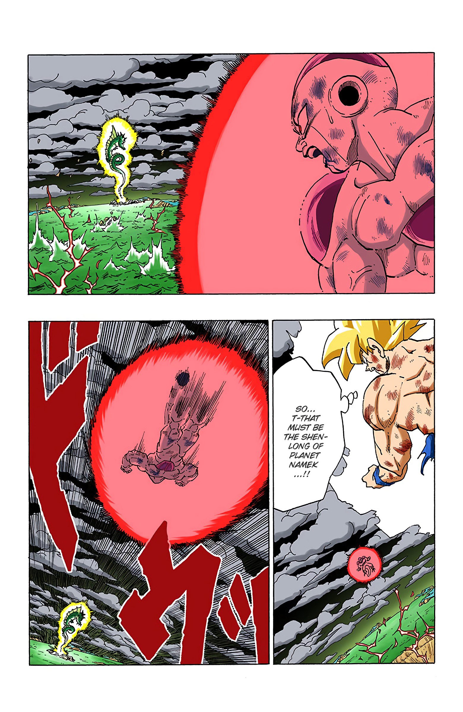 DBZ Frieza Saga Colored Manga