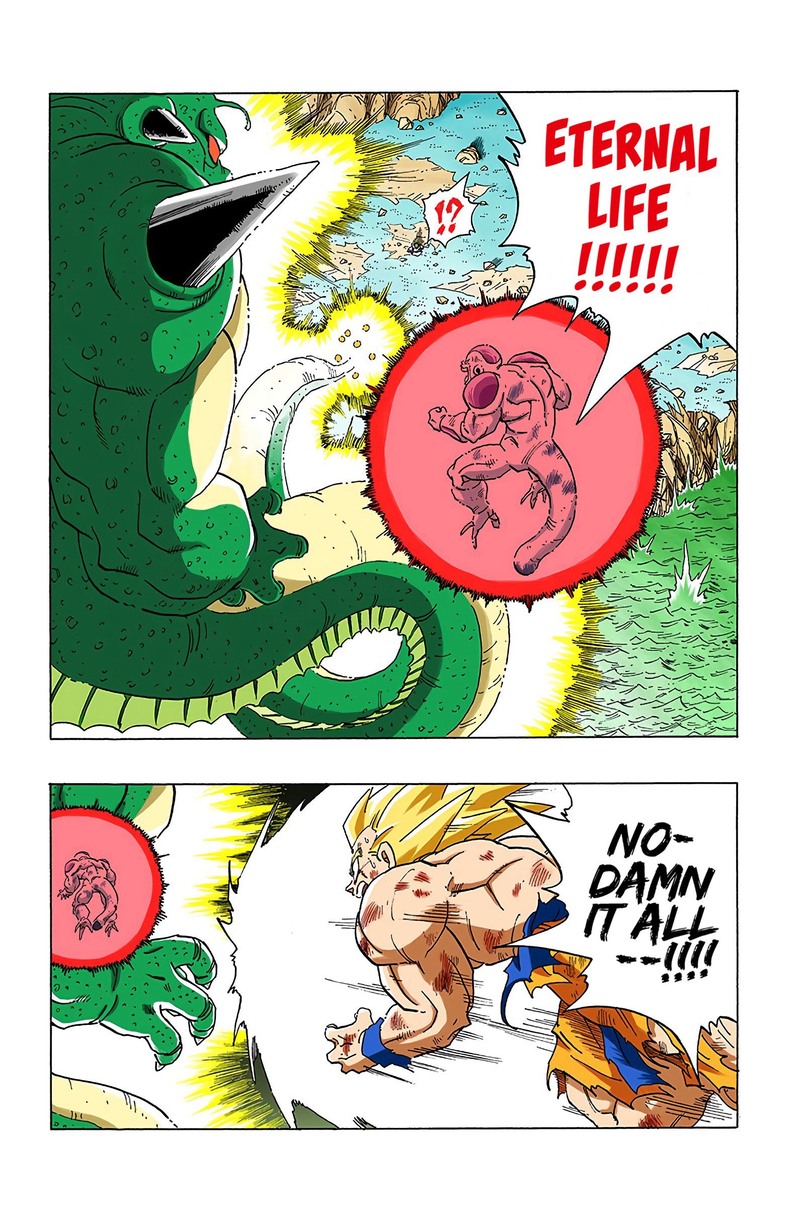 DBZ Frieza Saga Colored Manga