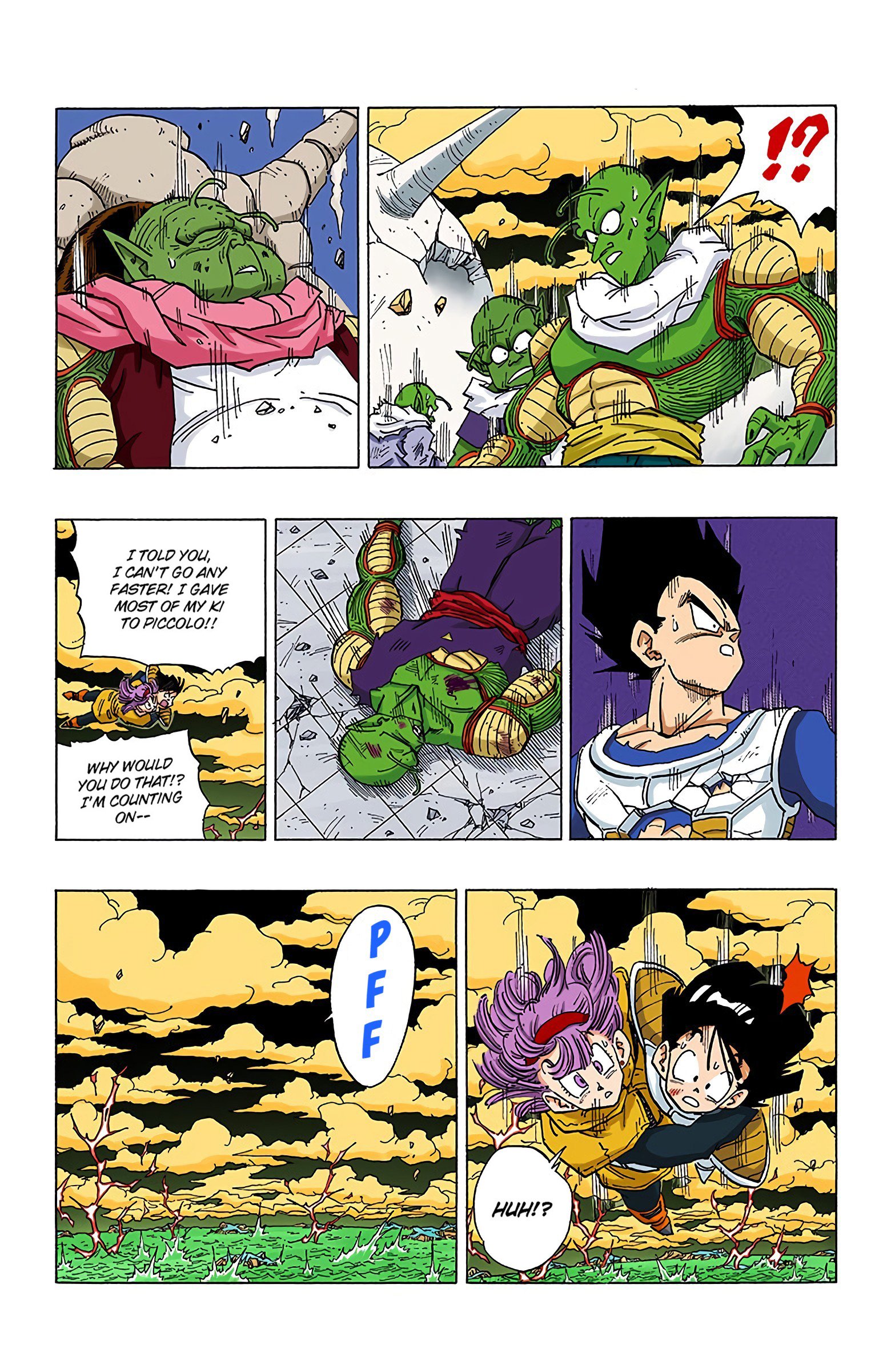 DBZ Frieza Saga Colored Manga