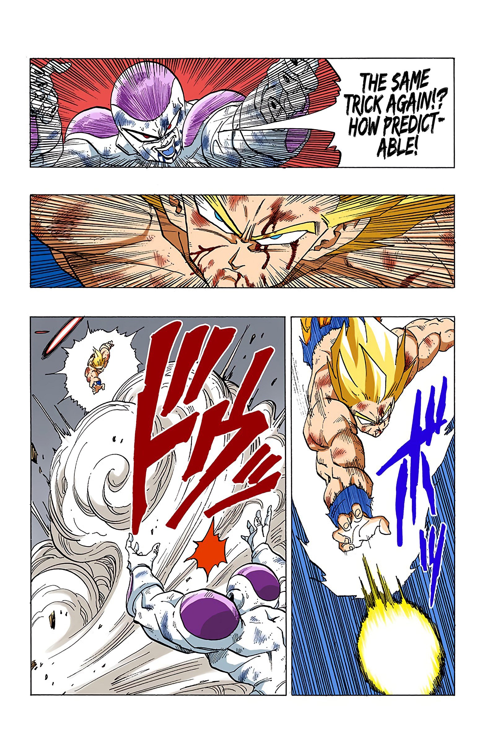 DBZ Frieza Saga Colored Manga