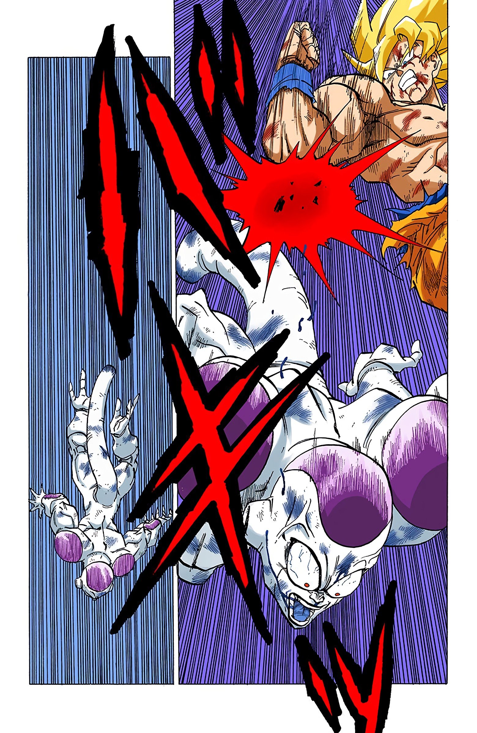 DBZ Frieza Saga Colored Manga