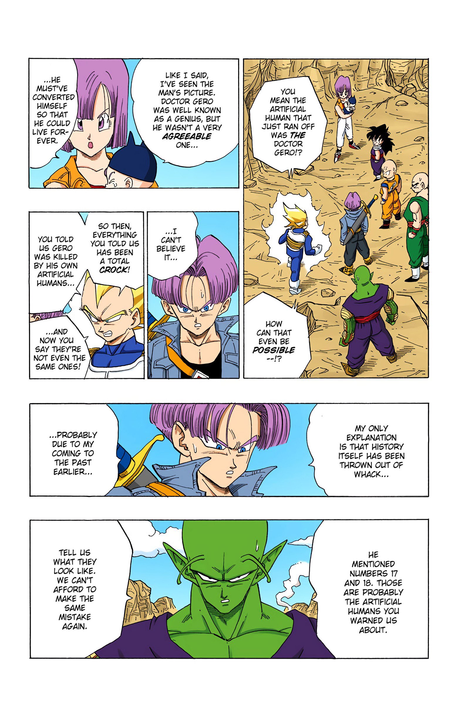 DBZ Perfect Cell Saga (Colored)