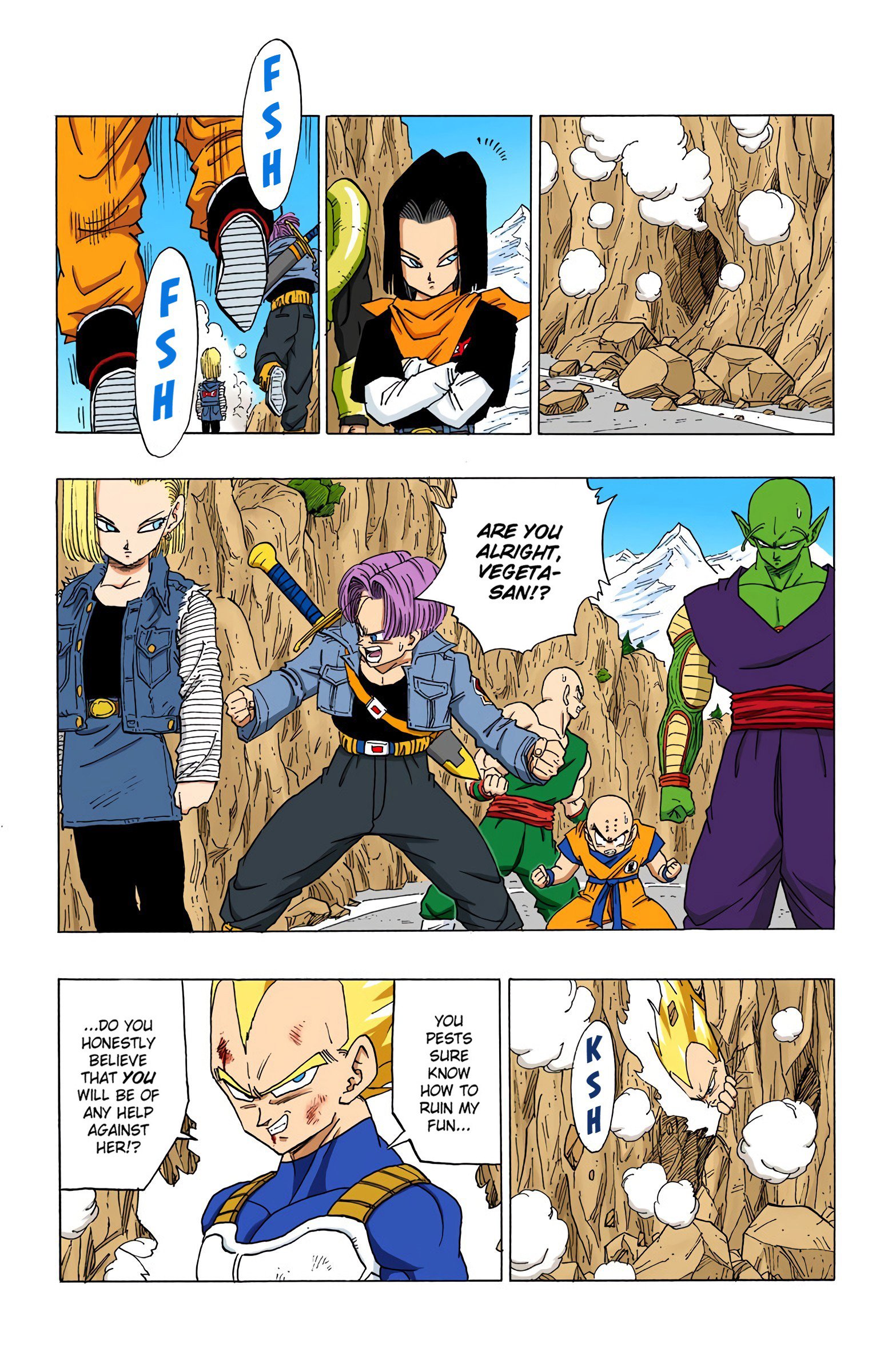 DBZ Perfect Cell Saga (Colored)