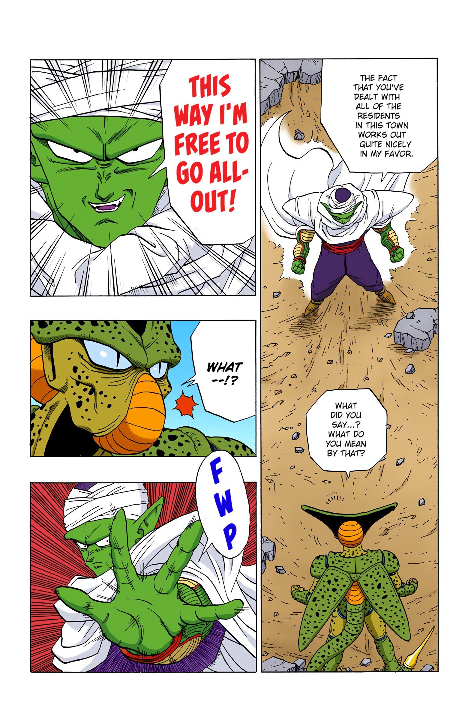 DBZ Perfect Cell Saga (Colored)