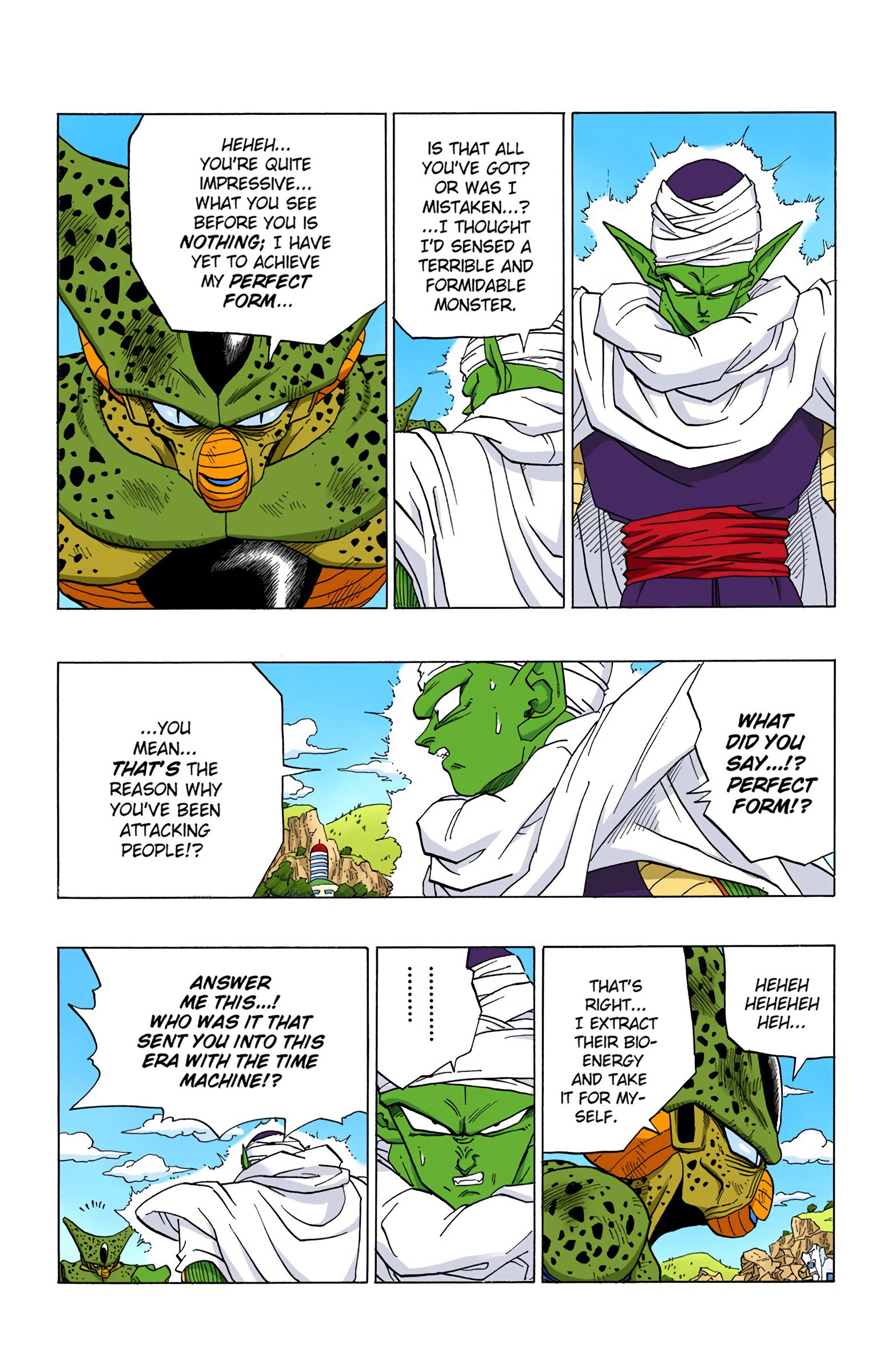 DBZ Perfect Cell Saga (Colored)