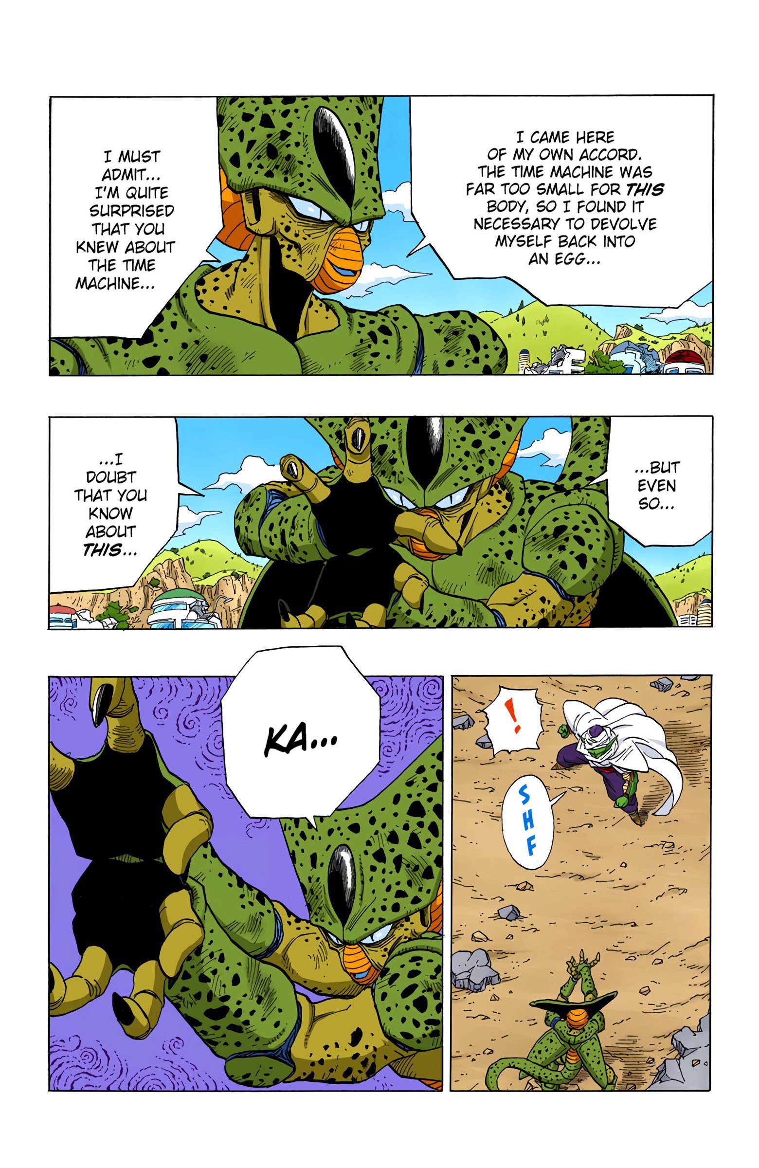 DBZ Perfect Cell Saga (Colored)