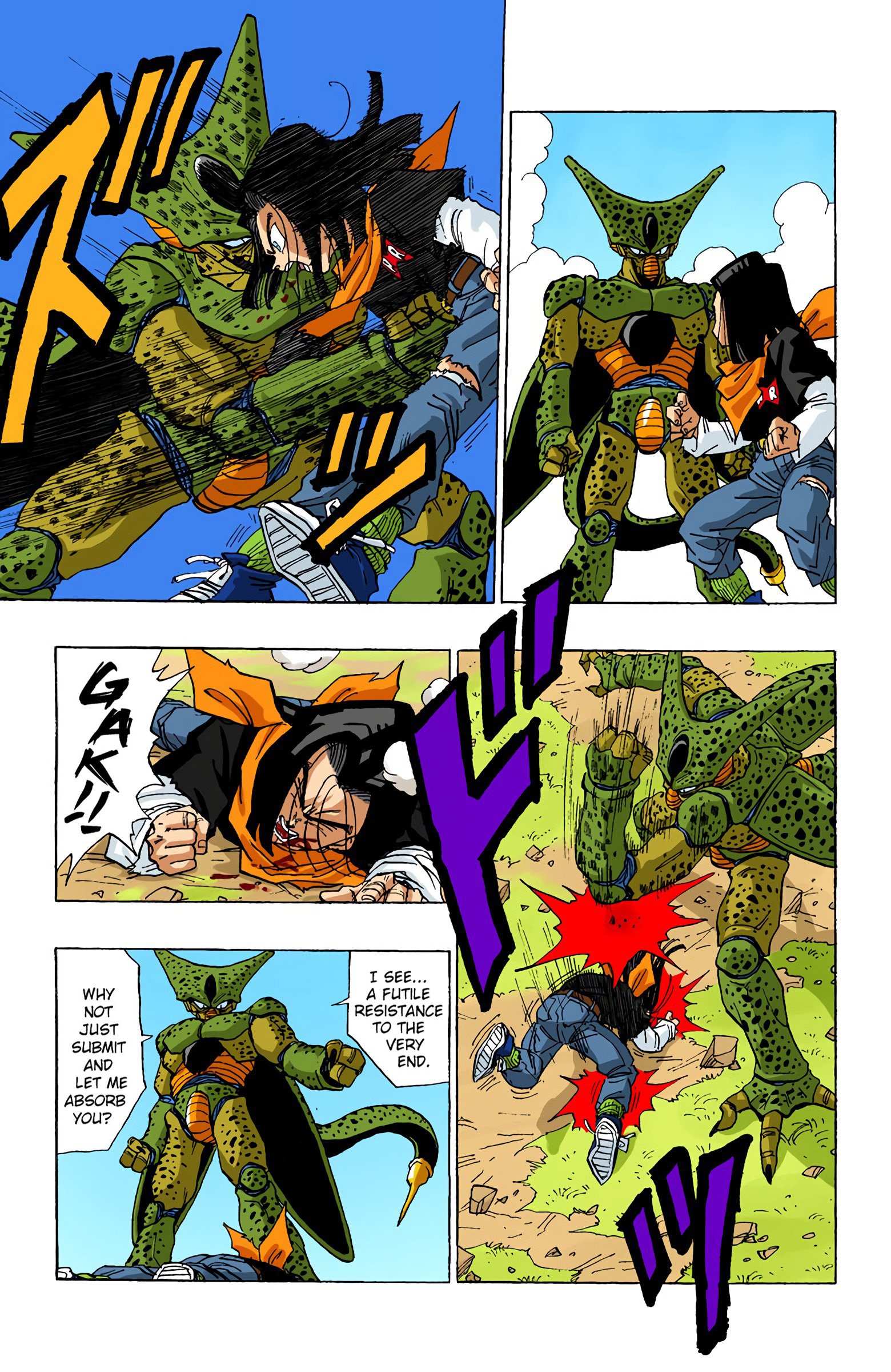 DBZ Perfect Cell Saga (Colored)