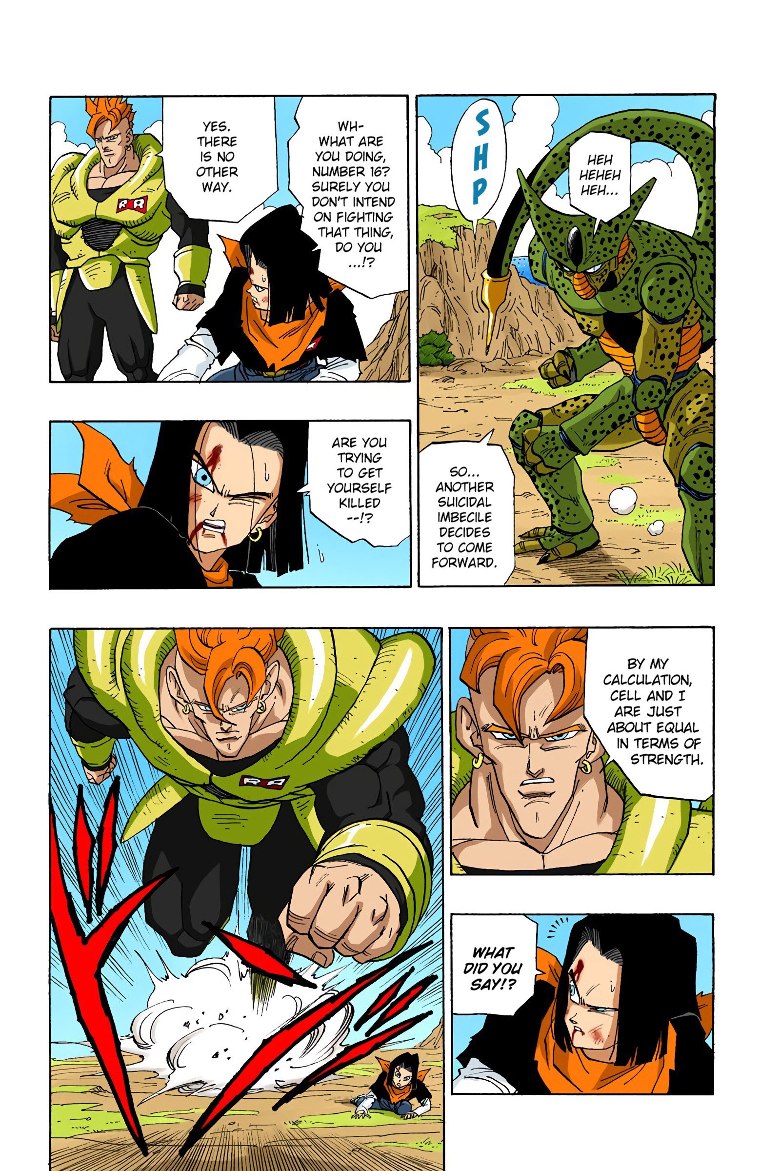 DBZ Perfect Cell Saga (Colored)