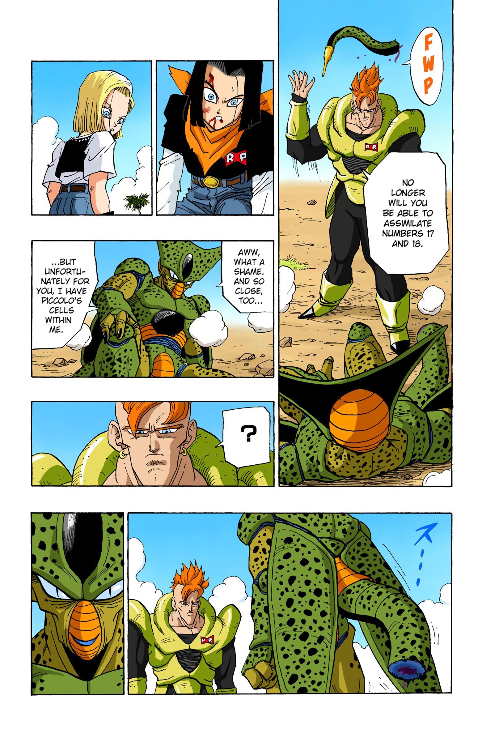 DBZ Perfect Cell Saga (Colored)