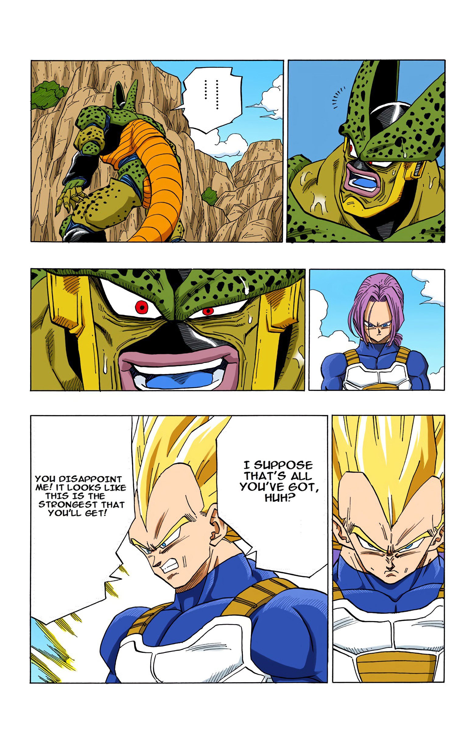 DBZ Perfect Cell Saga (Colored)