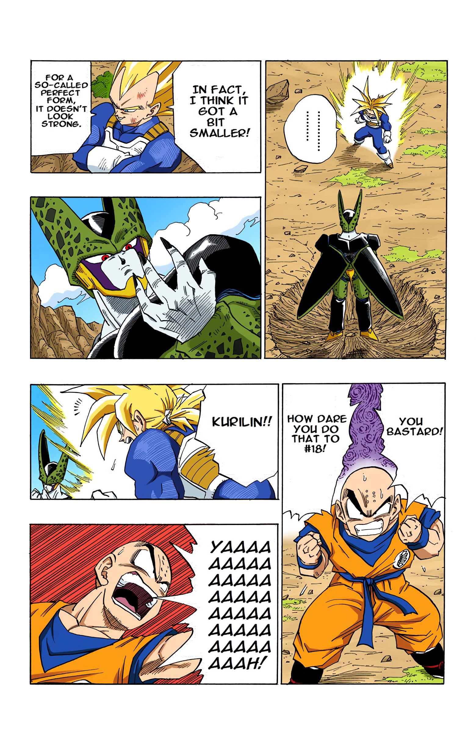 DBZ Perfect Cell Saga (Colored)