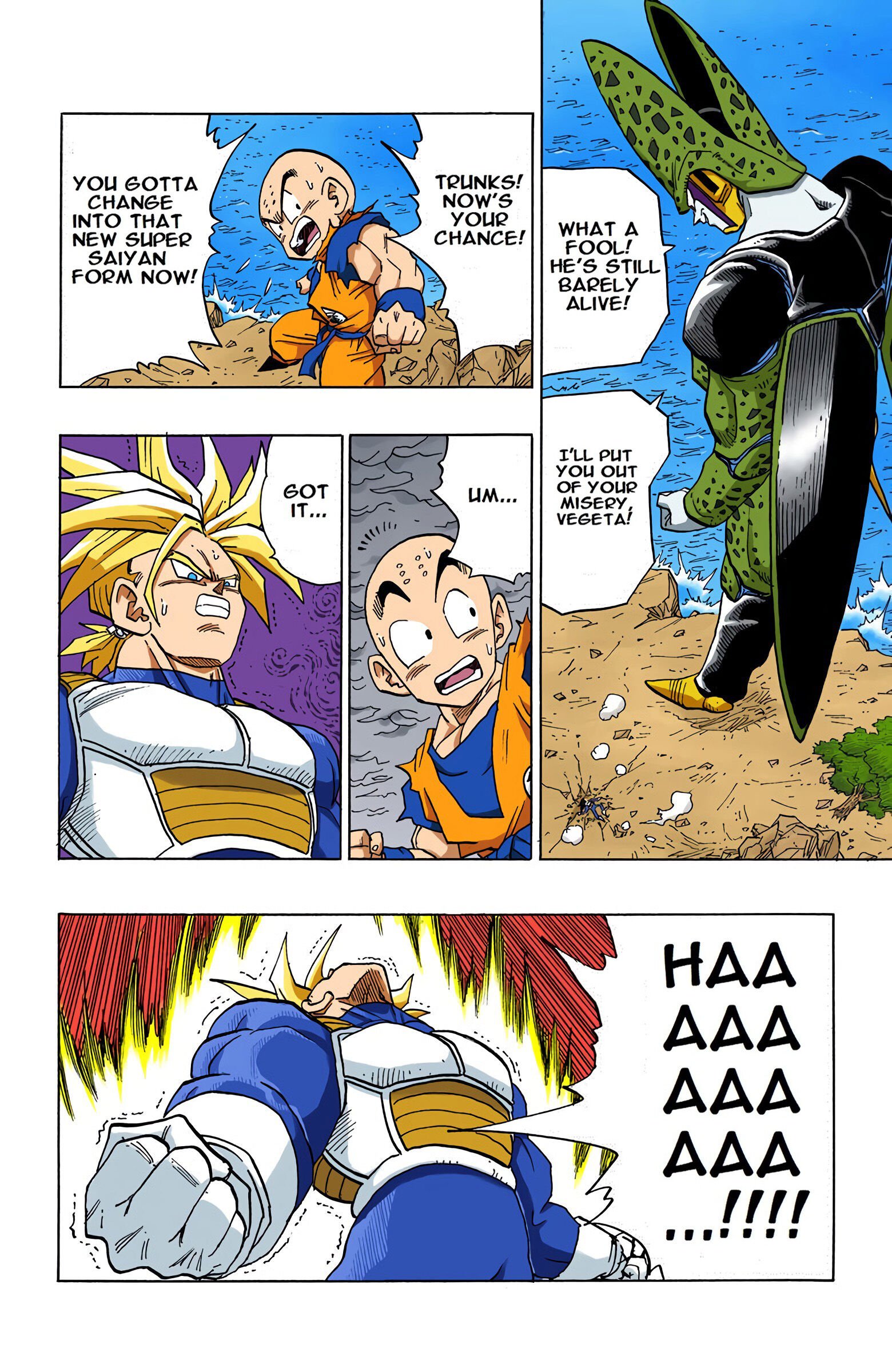 DBZ Perfect Cell Saga (Colored)