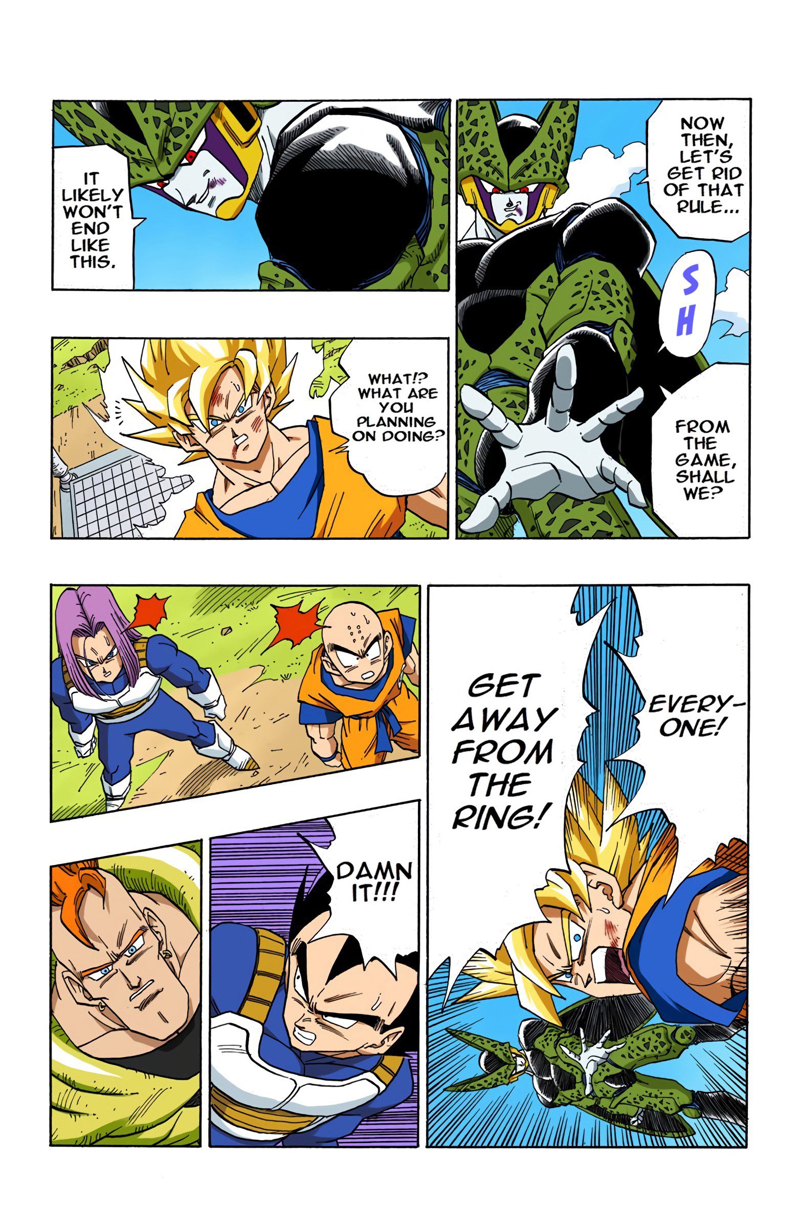 DBZ Perfect Cell Saga (Colored)