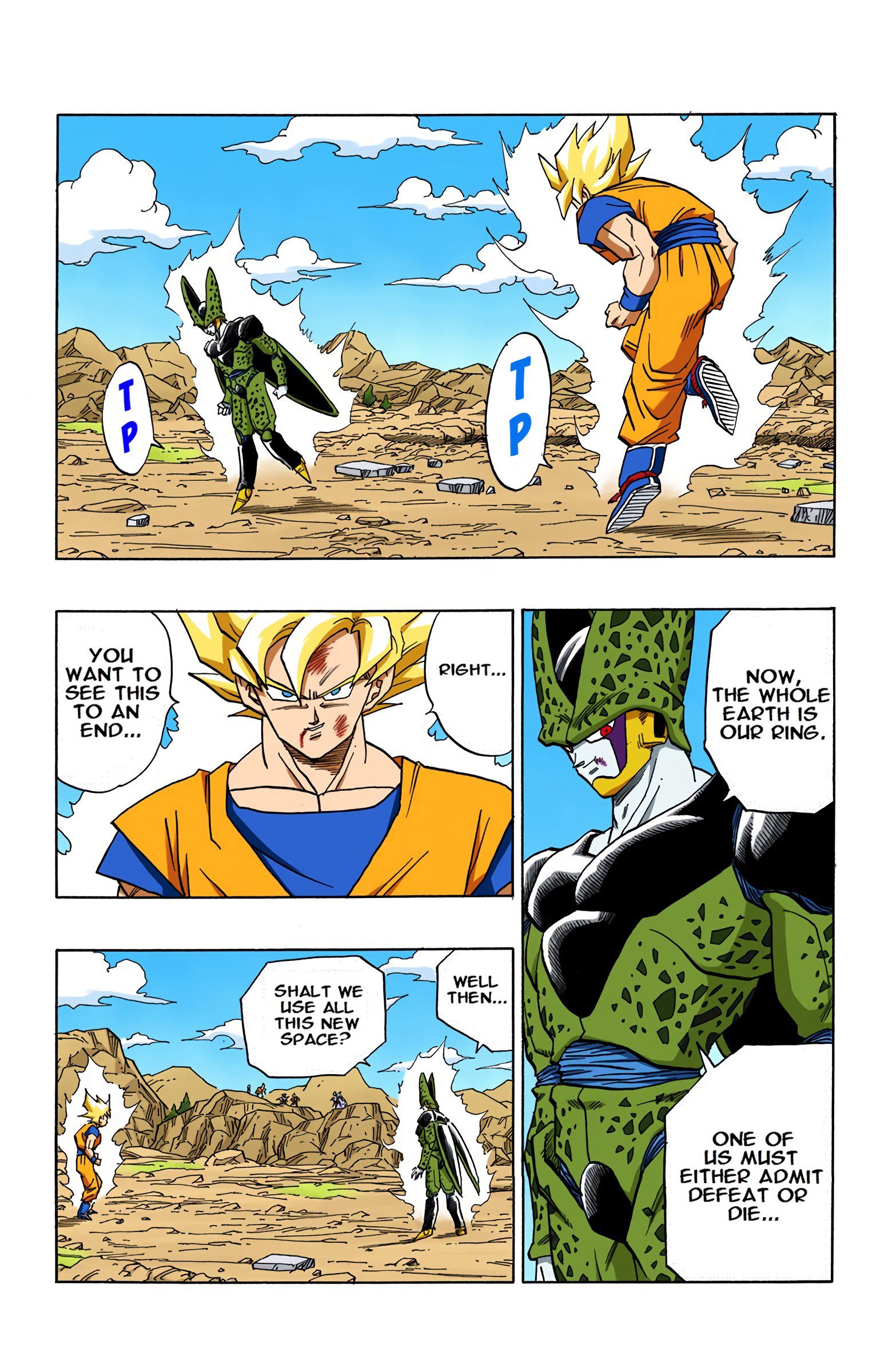 DBZ Perfect Cell Saga (Colored)