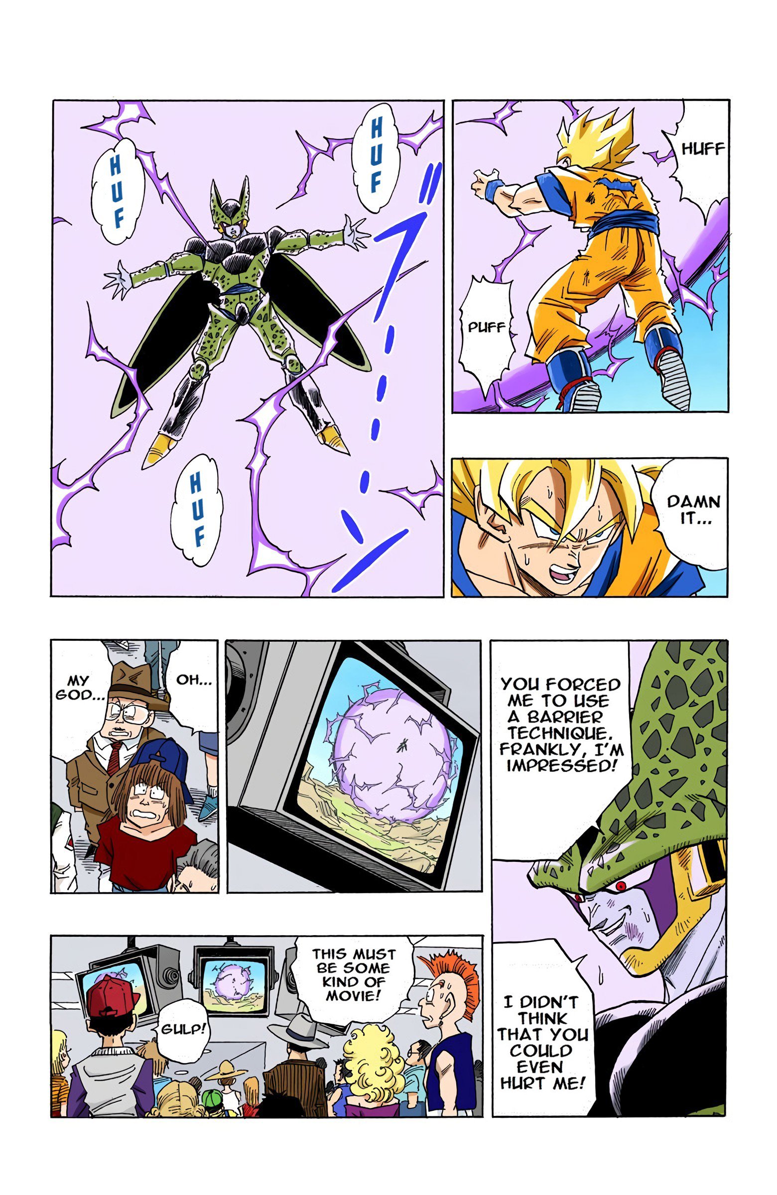 DBZ Perfect Cell Saga (Colored)