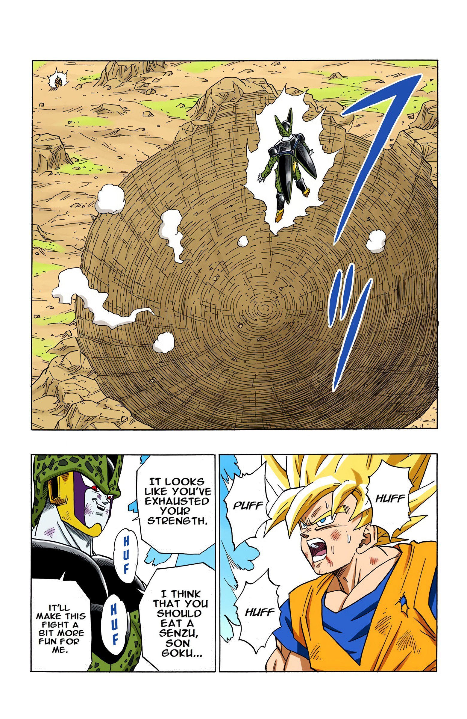 DBZ Perfect Cell Saga (Colored)