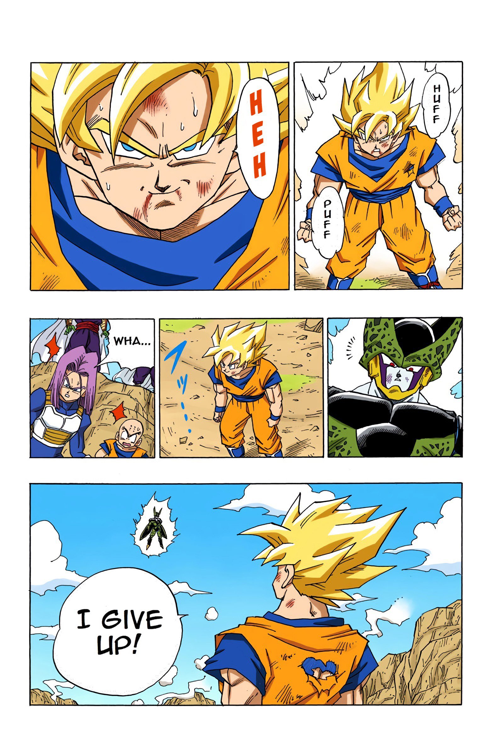 DBZ Perfect Cell Saga (Colored)