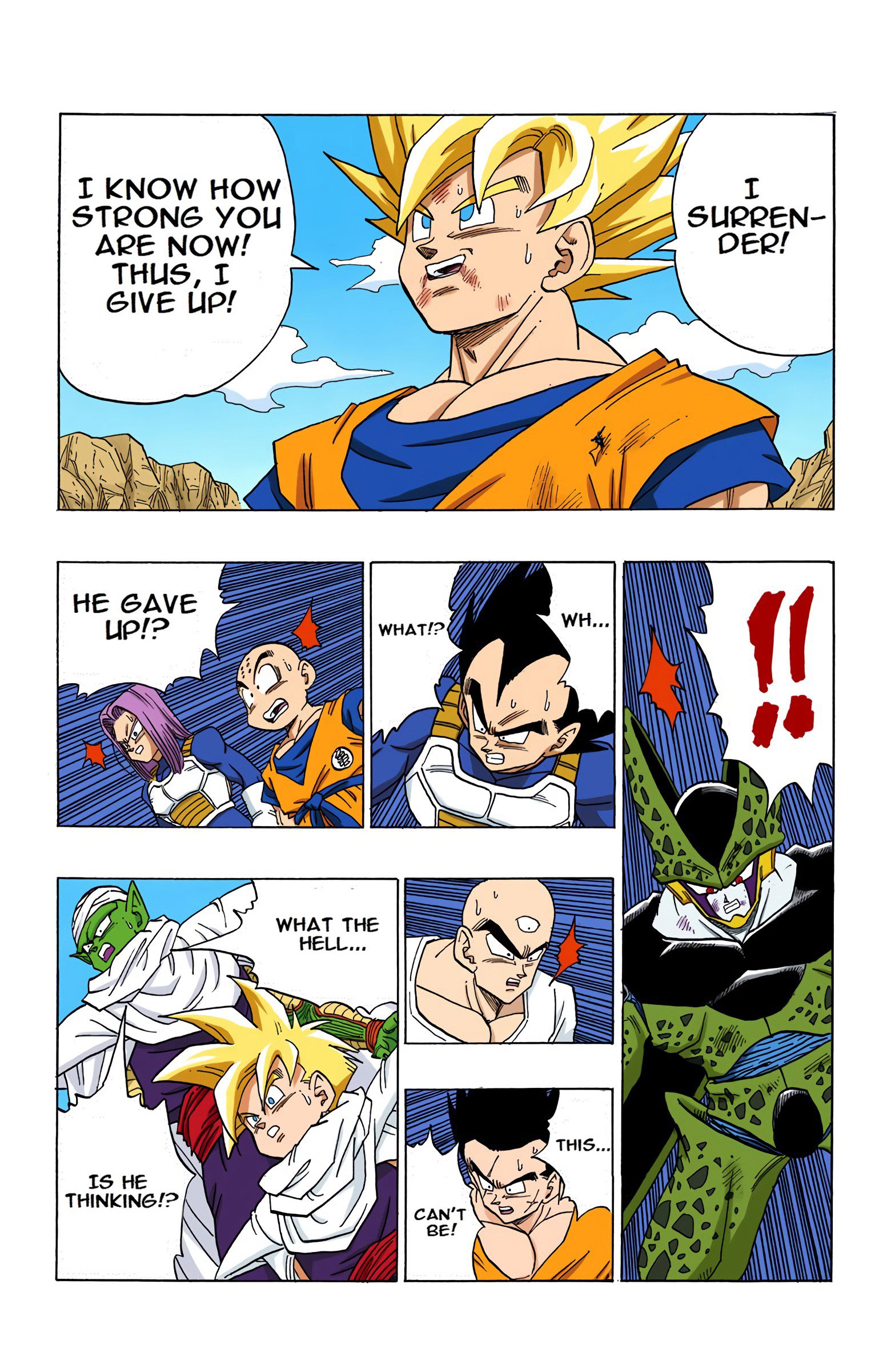 DBZ Perfect Cell Saga (Colored)