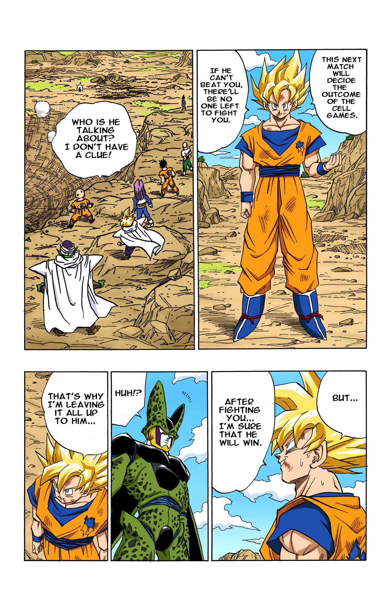 DBZ Perfect Cell Saga (Colored)