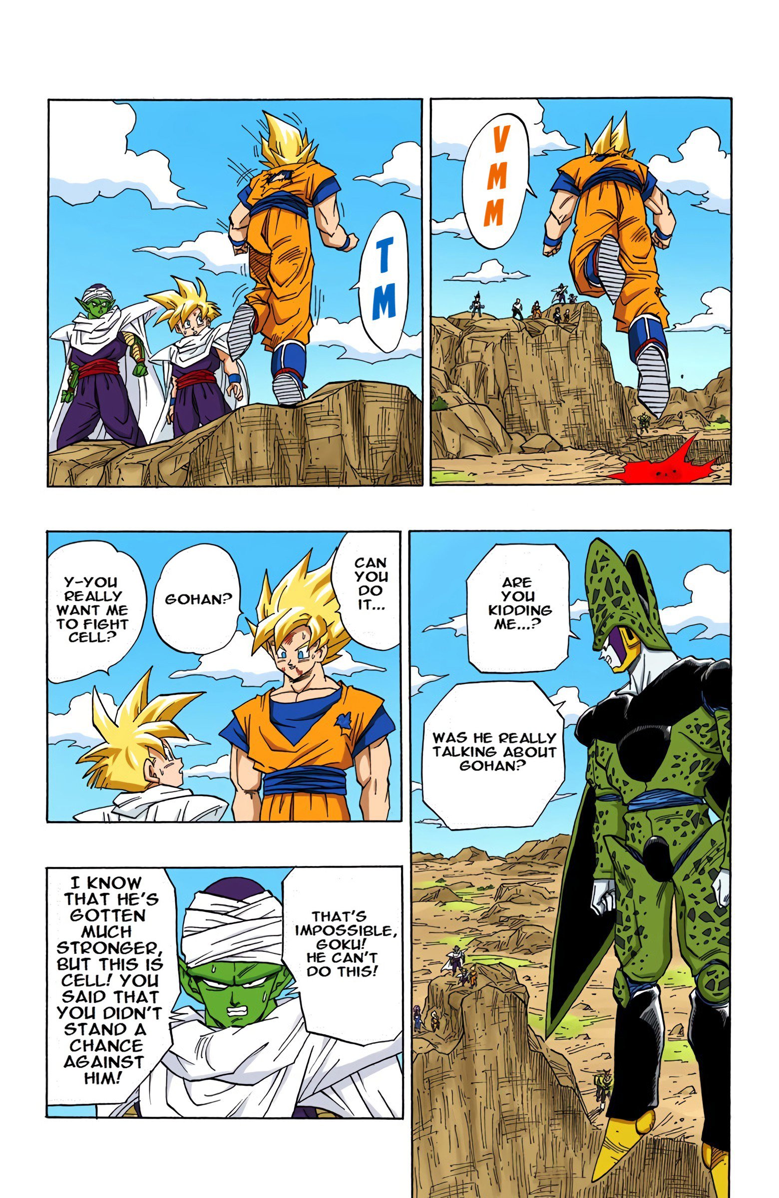 DBZ Perfect Cell Saga (Colored)