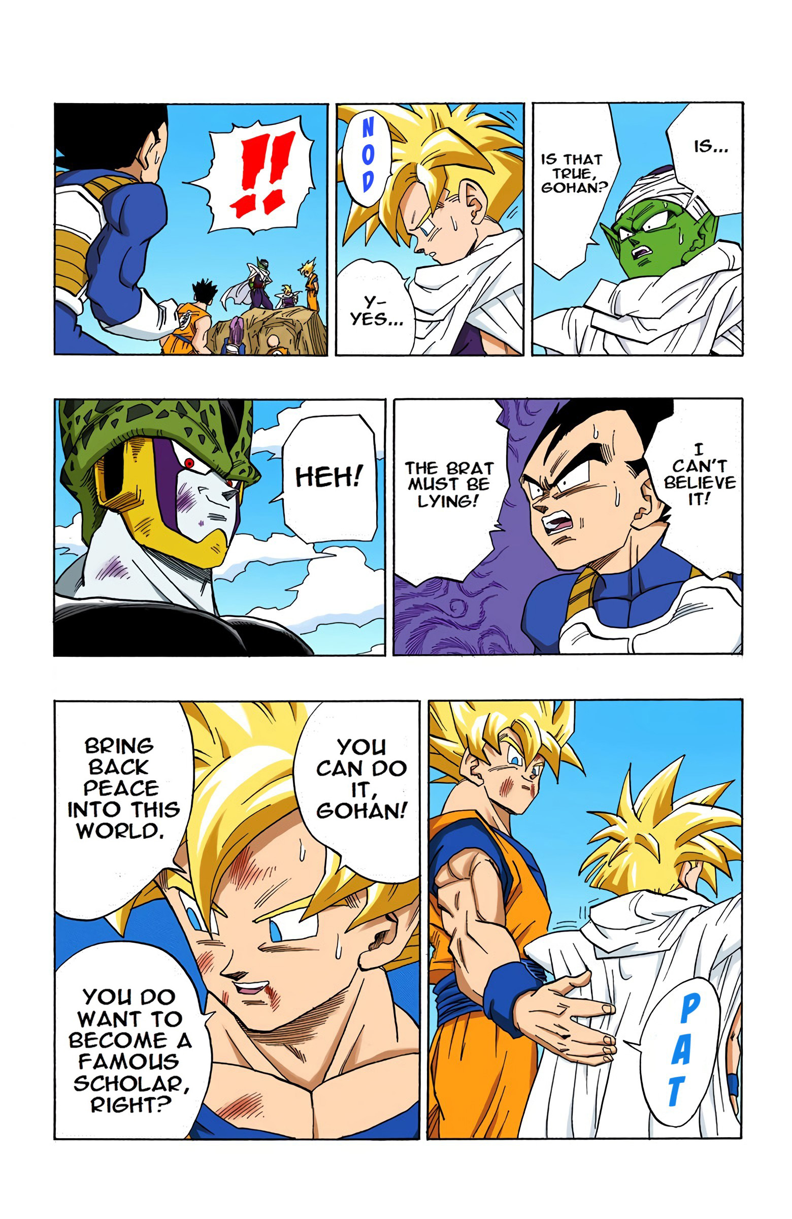 DBZ Perfect Cell Saga (Colored)