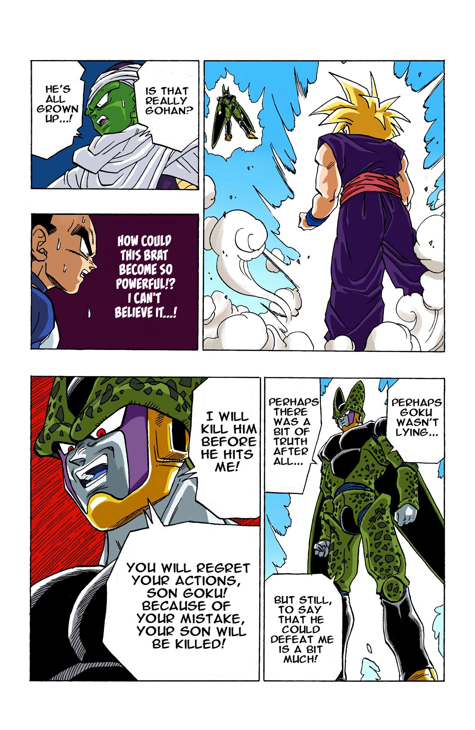 DBZ Perfect Cell Saga (Colored)